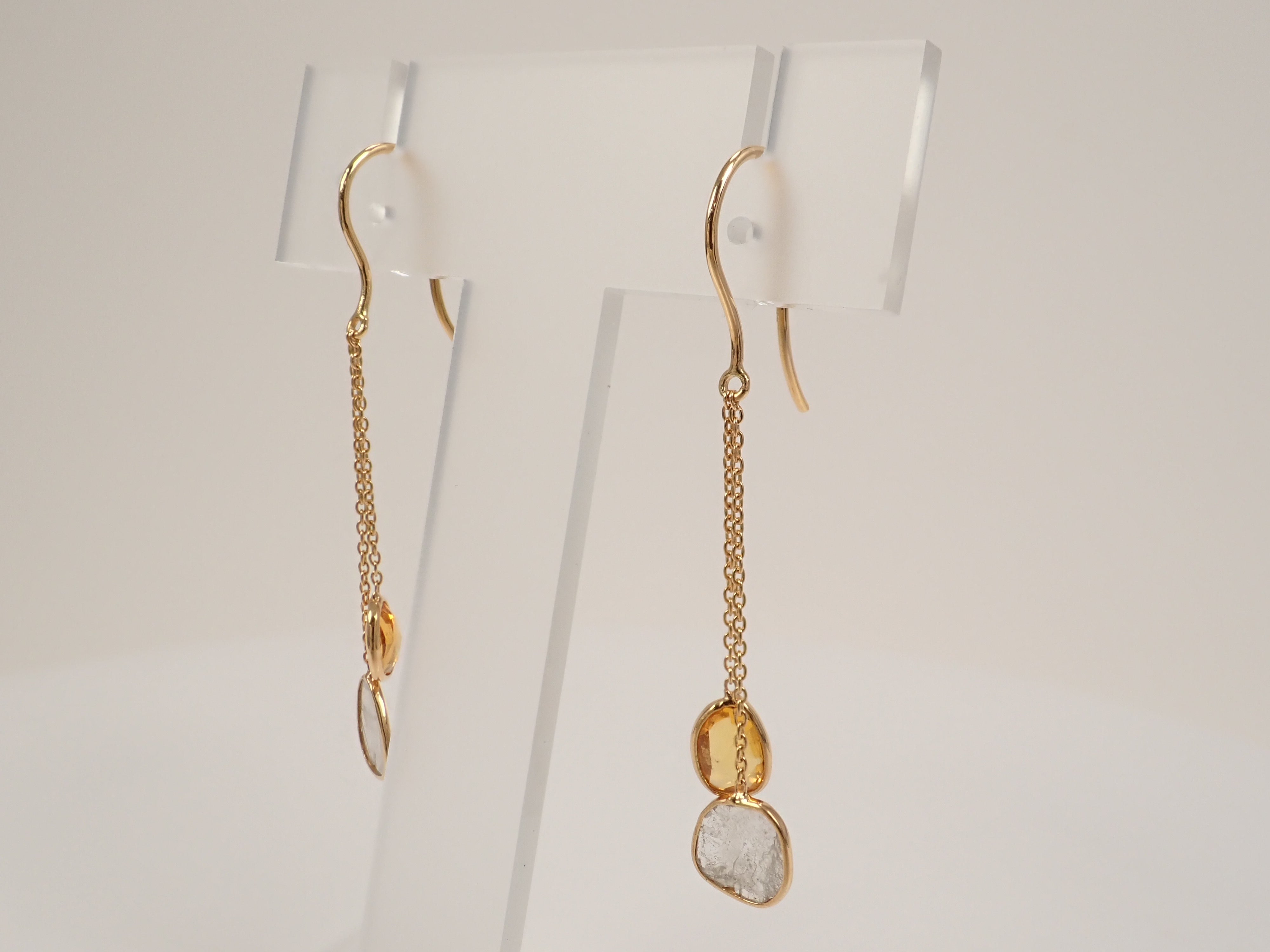 [22602662 Featured] Colorful Diamond Earrings
