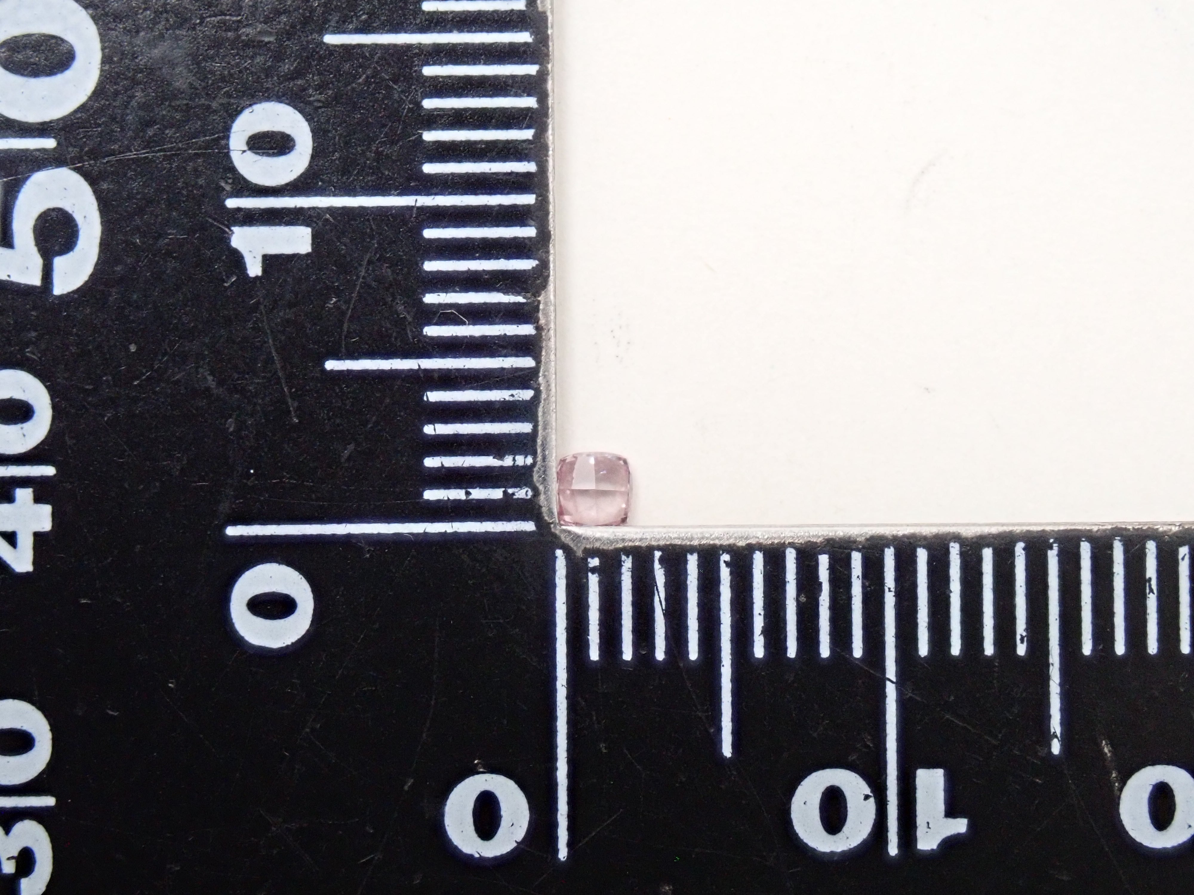 【7/18 22時販売】ピンクダイヤモンド 0.075ctルース(FANCY PURPLE PINK, SI1)