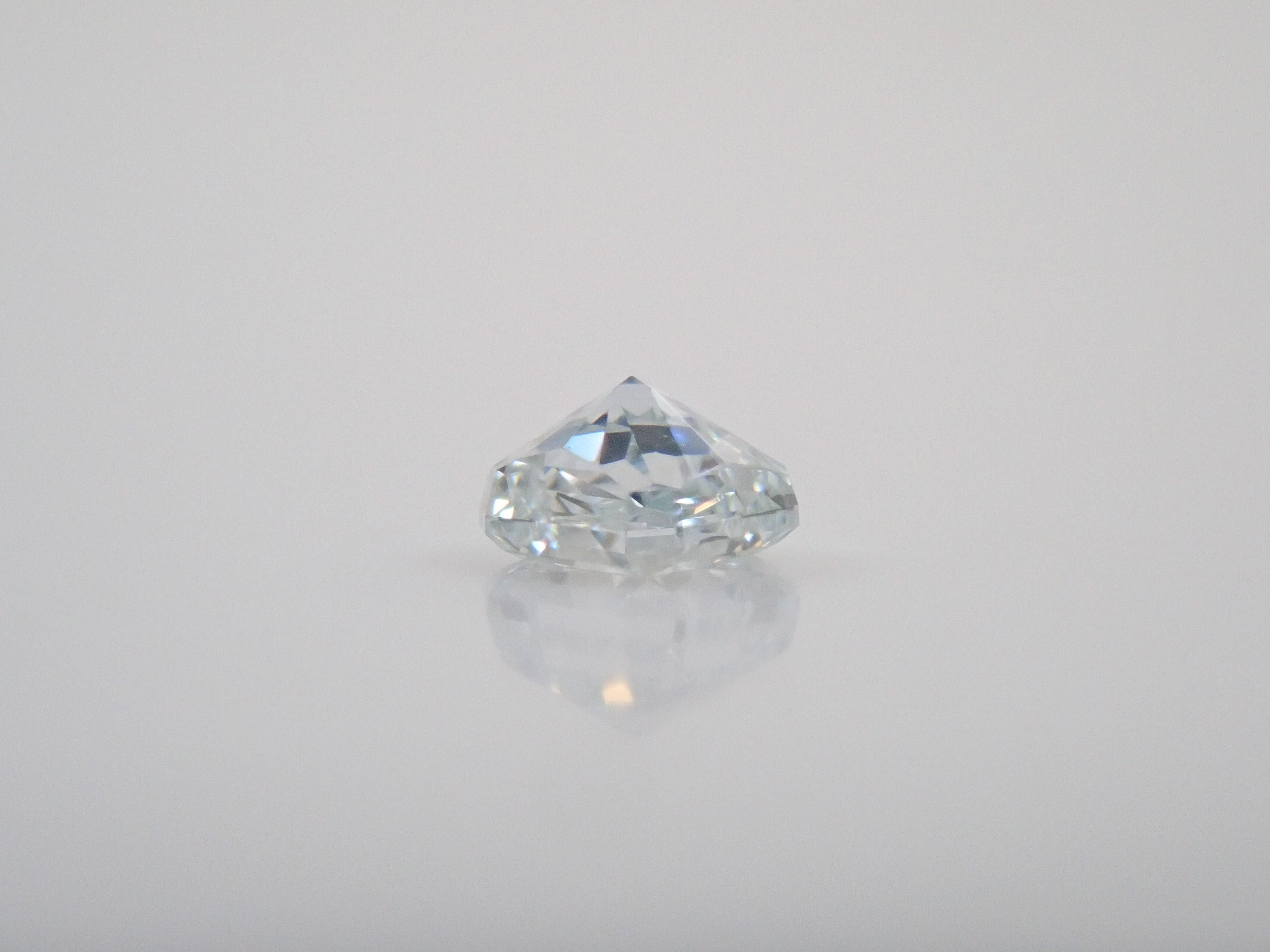 [Lottery Sale 0829] Blue Diamond 0.064ct Loose Stone (FANCY LIGHT GREEN BLUE, VS-1)
