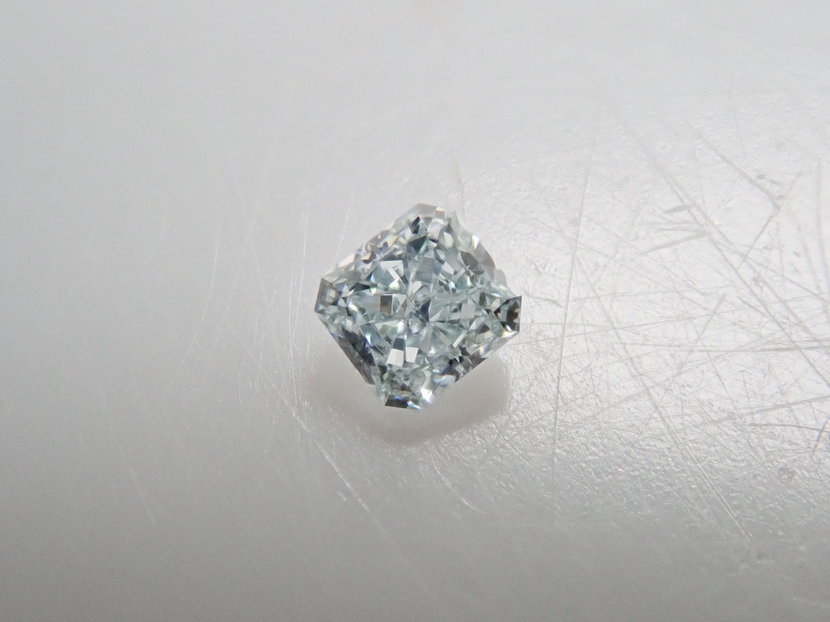 [Lottery Sale 0829] Blue Diamond 0.064ct Loose Stone (FANCY LIGHT GREEN BLUE, VS-1)