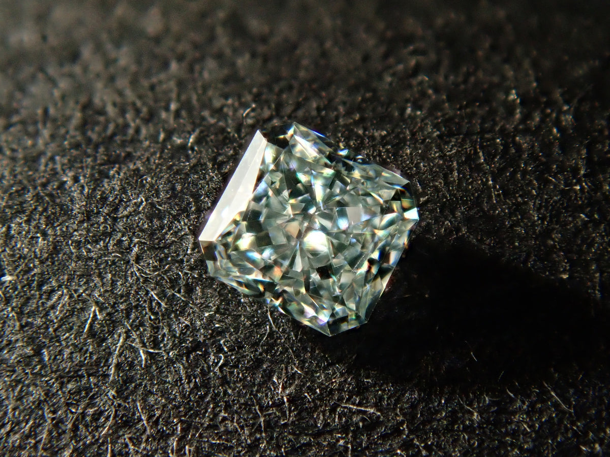 [Lottery Sale 0829] Blue Diamond 0.064ct Loose Stone (FANCY LIGHT GREEN BLUE, VS-1)