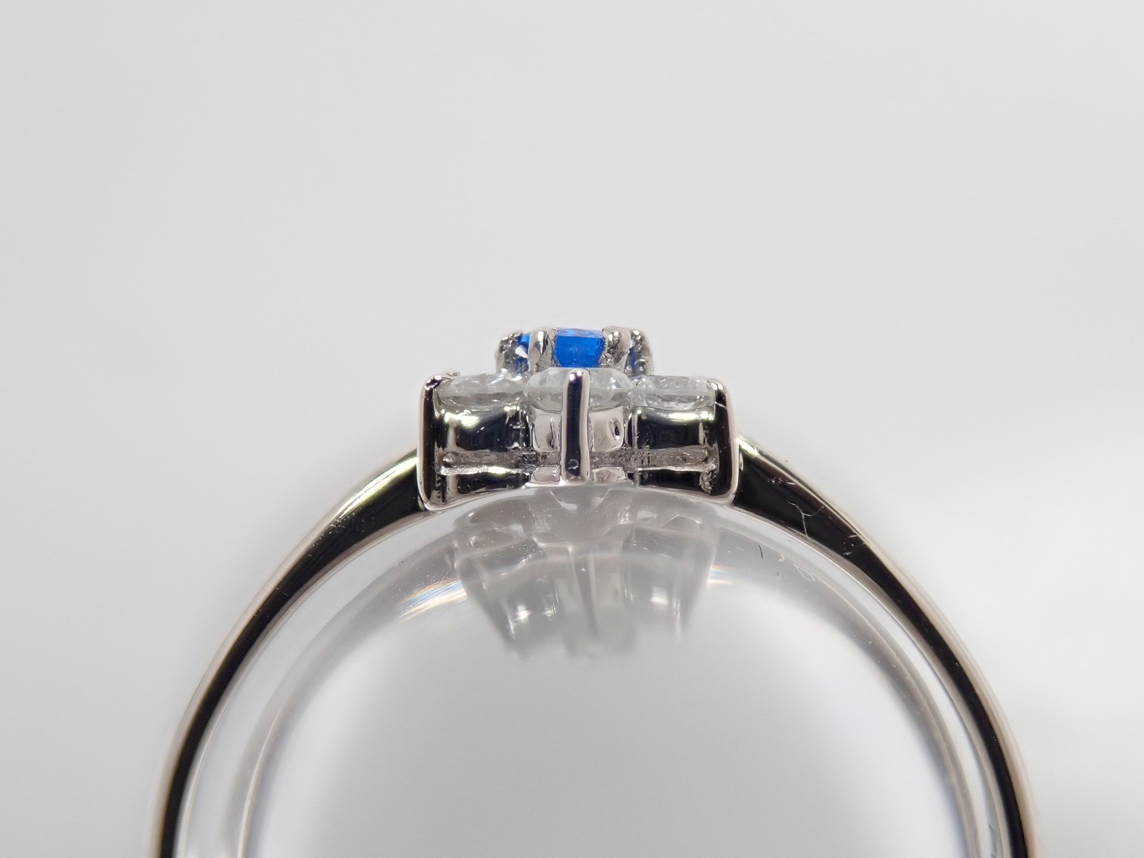 Pt900 アウイナイト 0.035ct リング
