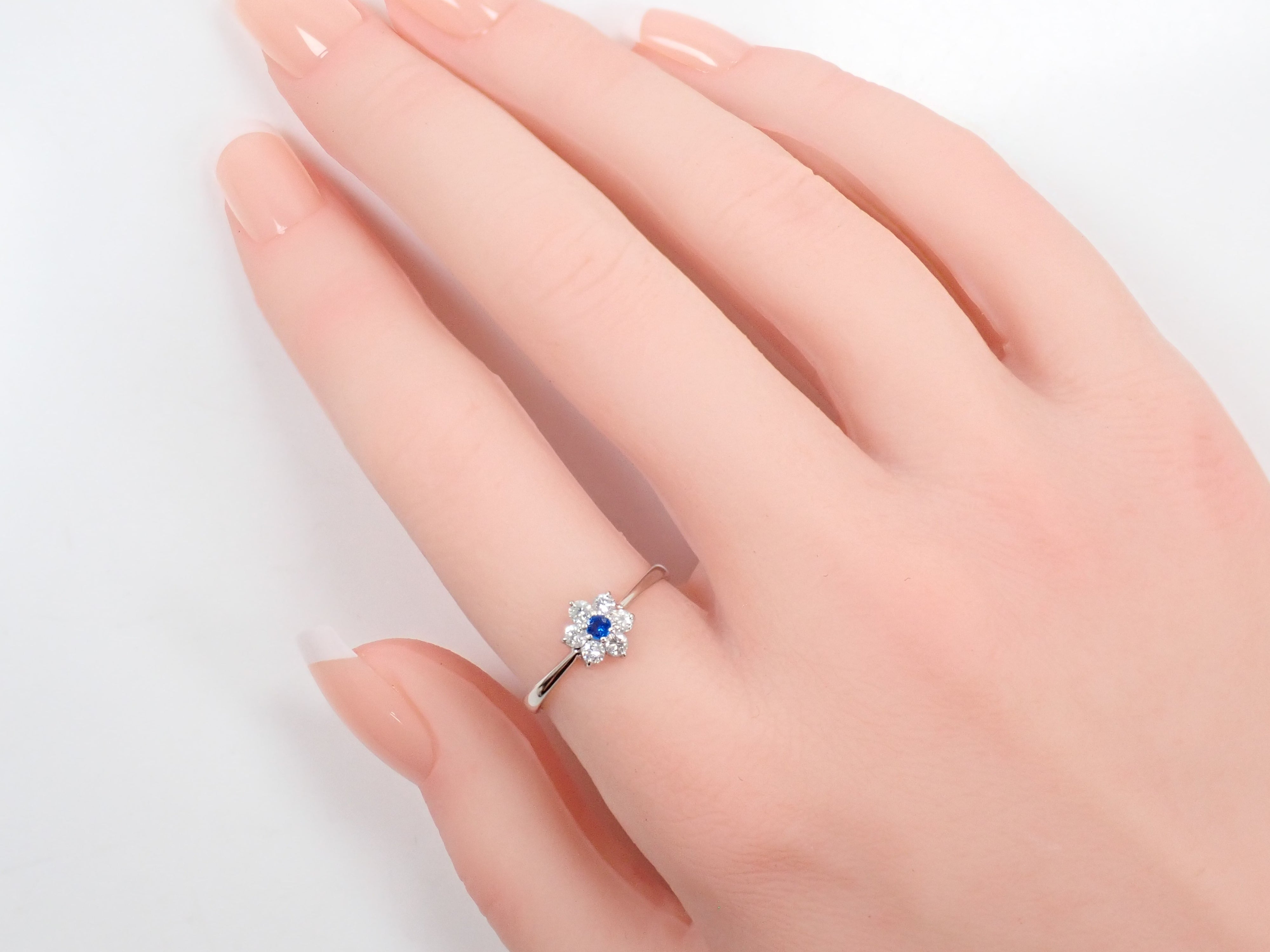 Pt900 アウイナイト 0.035ct リング