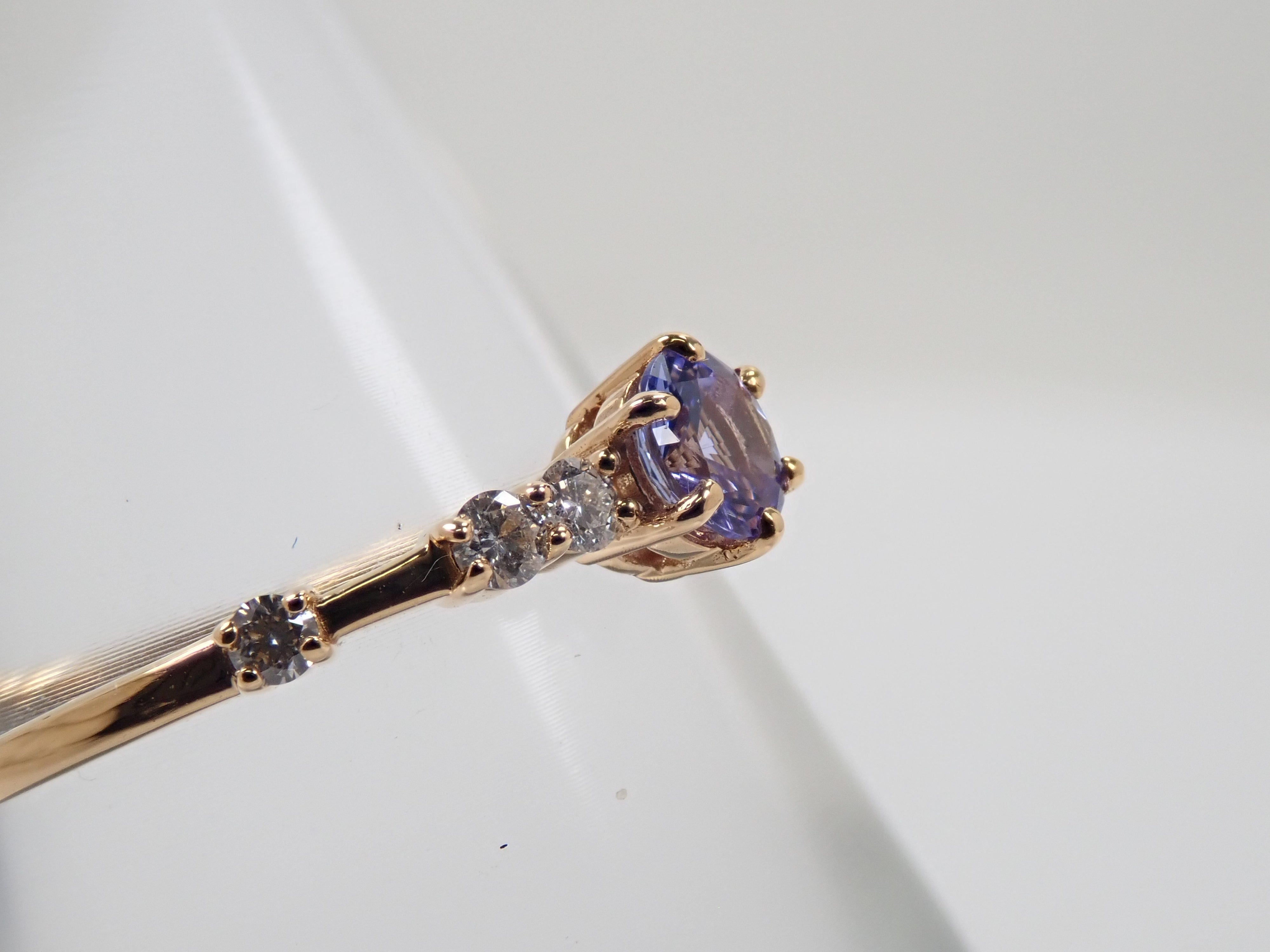 K18 タンザナイト 0.25ct リング