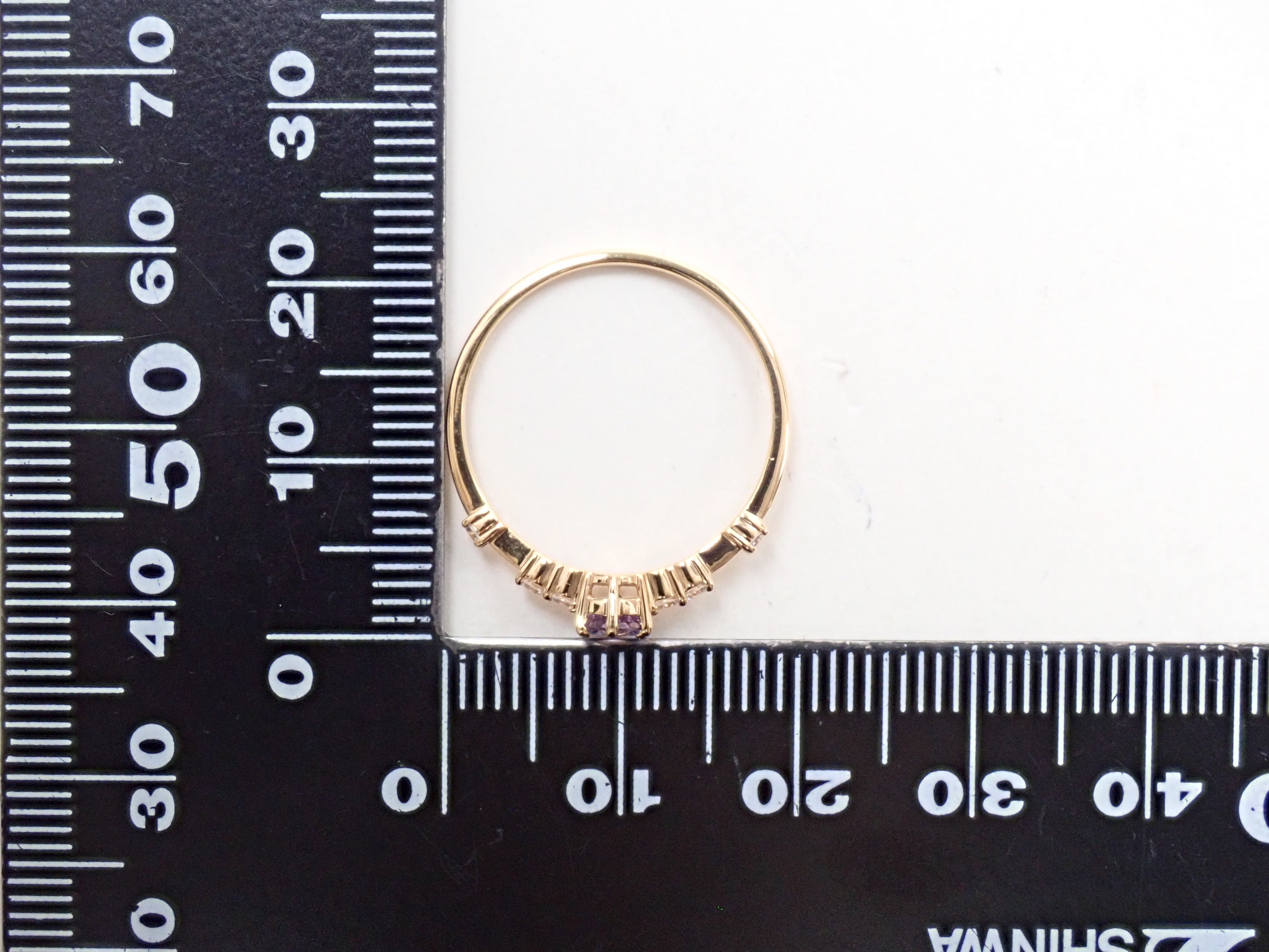 K18 タンザナイト 0.25ct リング