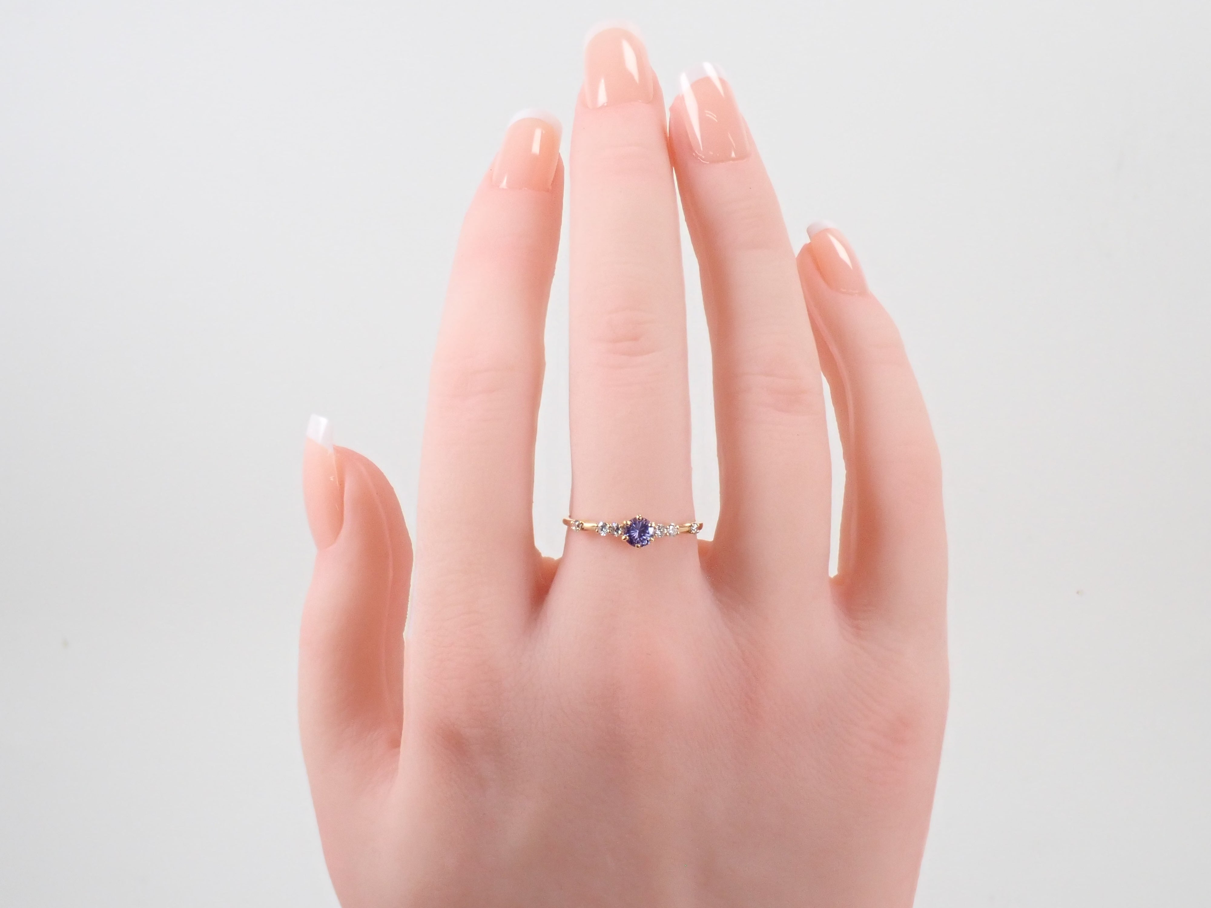 K18 タンザナイト 0.25ct リング