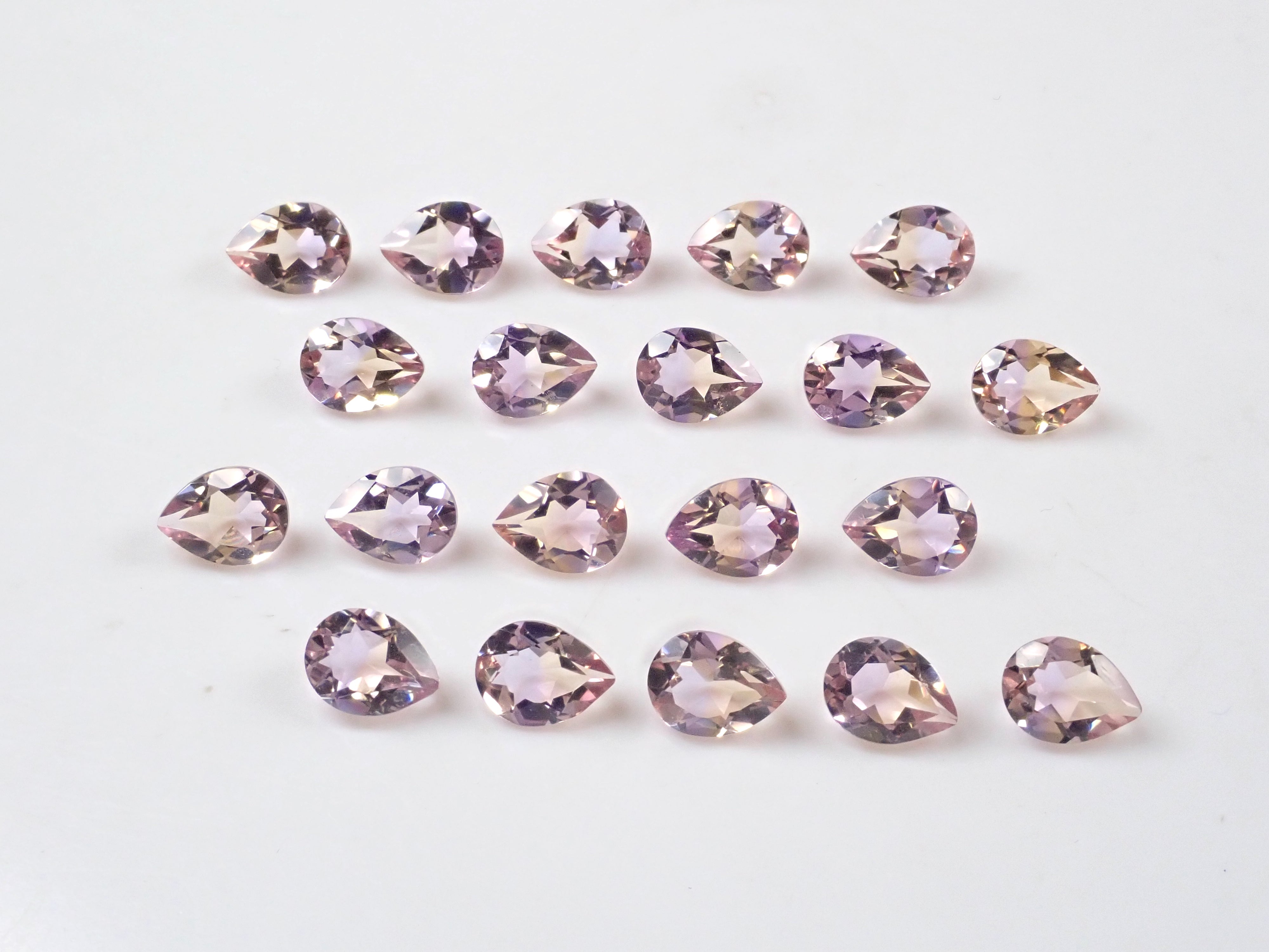 Ametrine 1 stone loose (pear shape cut, 6 x 8mm)《Multiple purchase discount available》