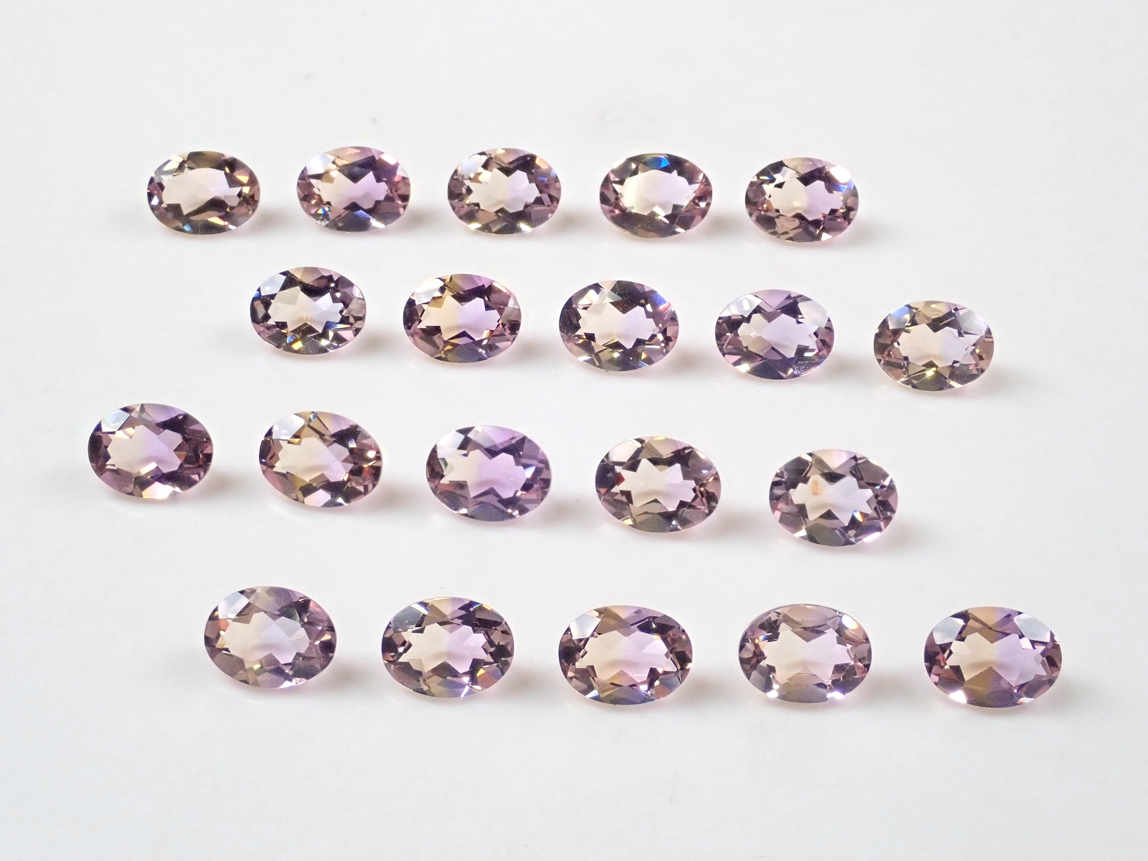 Ametrine 1 stone loose (oval cut, 6 x 8mm)《Multiple purchase discount available》