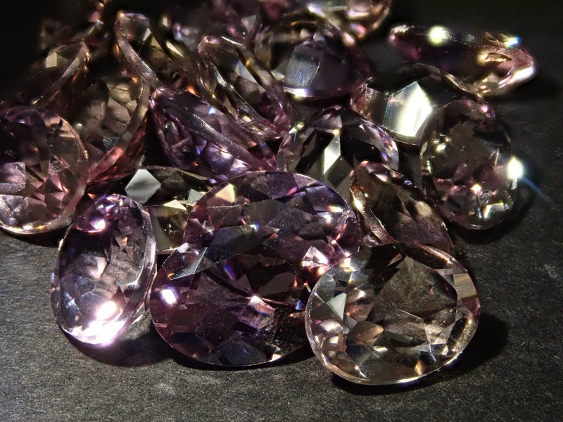 紫黃晶 1 石散裝（橢圓形切割，6 x 8 毫米）《可多買優惠》