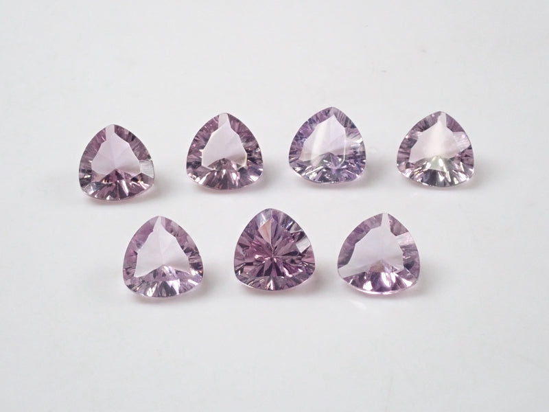 Amethyst 1 stone loose (trilliant x concave cut, 10mm)《Multiple purchase discount available》