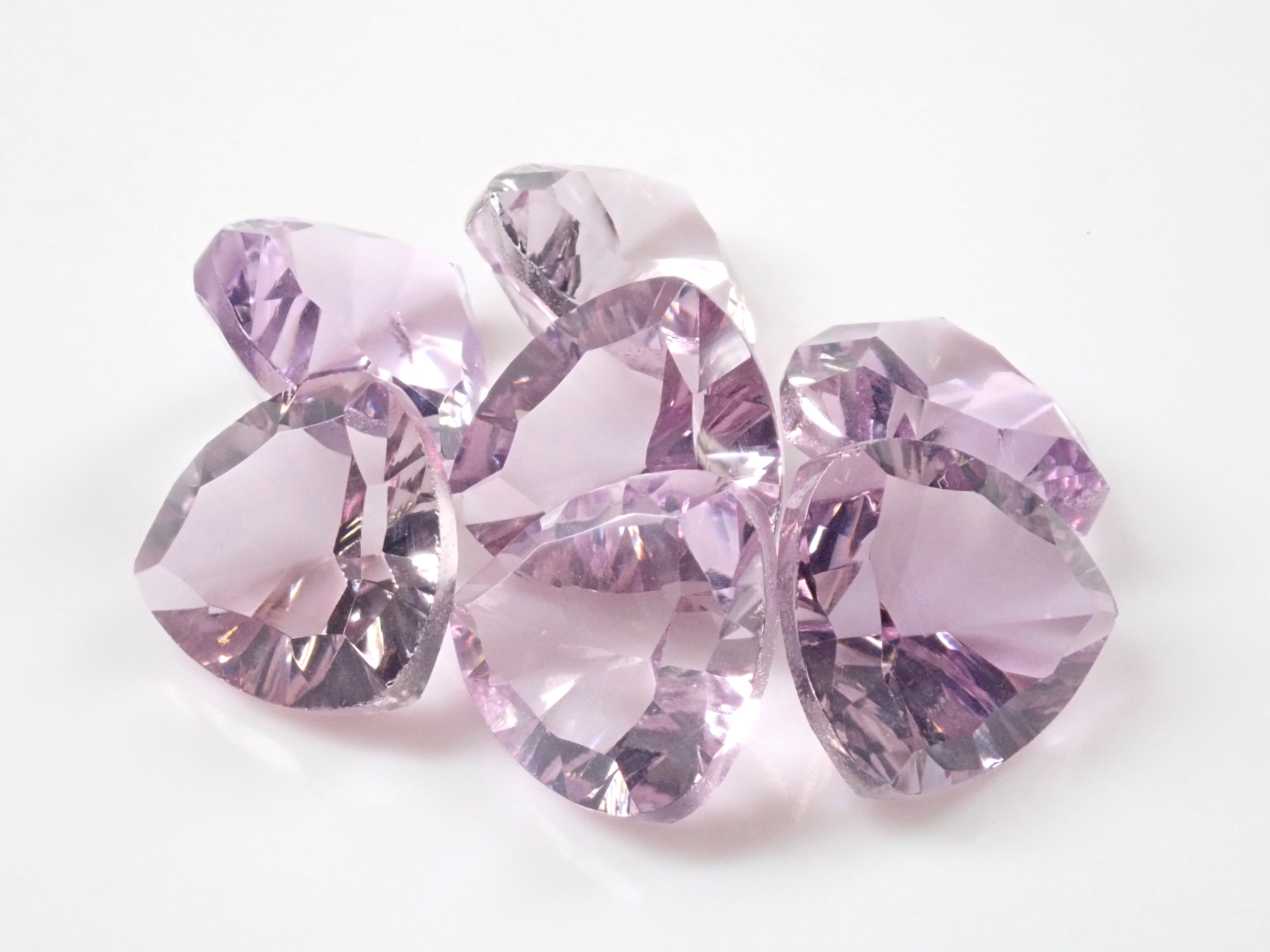 Amethyst 1 stone loose (trilliant x concave cut, 10mm)《Multiple purchase discount available》