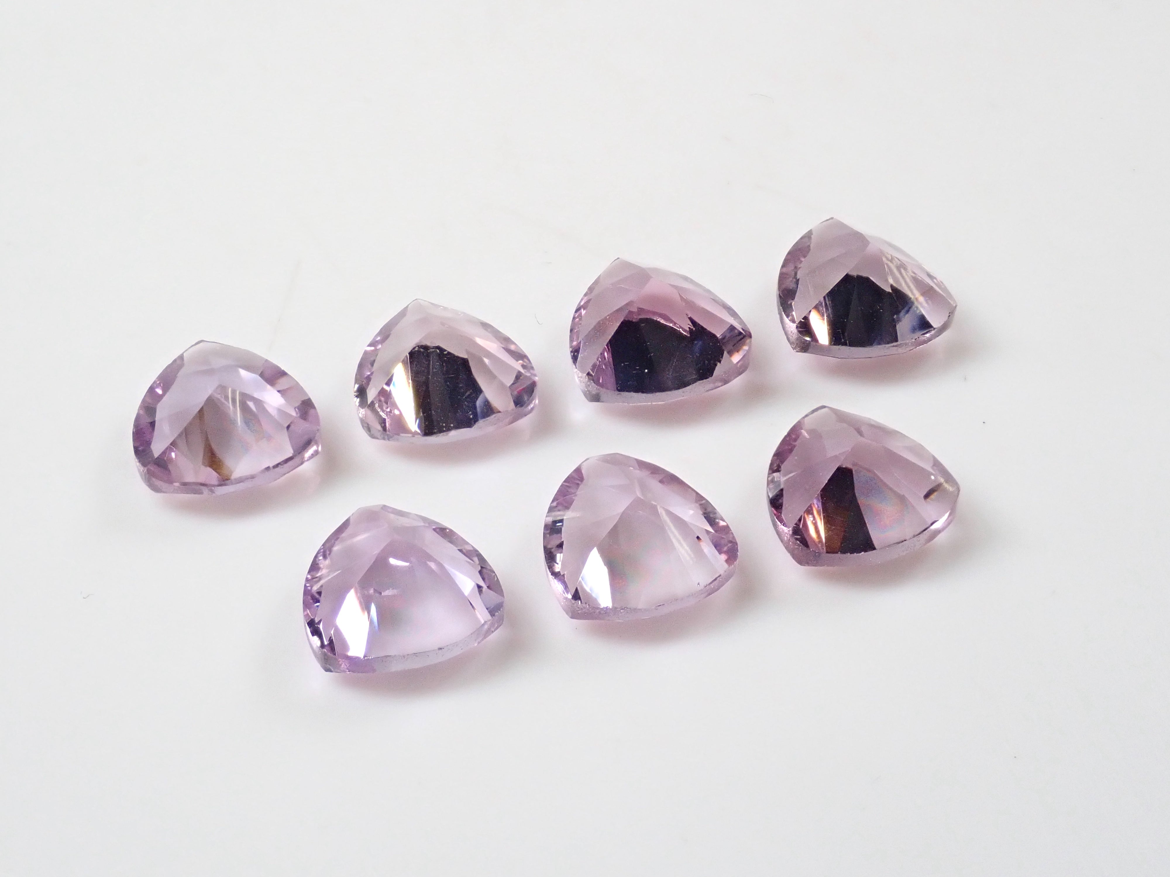 Amethyst 1 stone loose (trilliant x concave cut, 10mm)《Multiple purchase discount available》