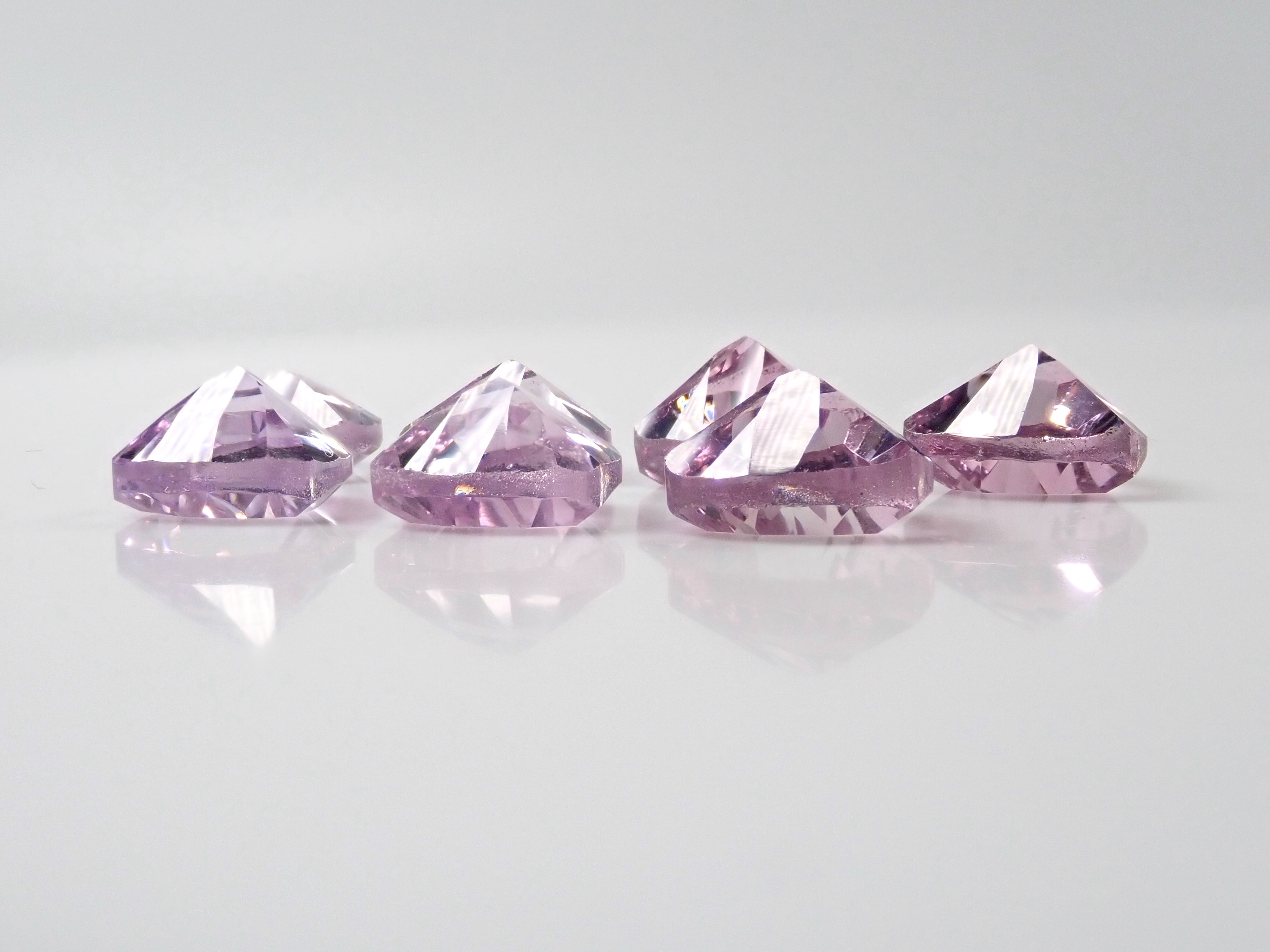 Amethyst 1 stone loose (trilliant x concave cut, 10mm)《Multiple purchase discount available》