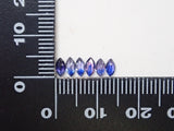 1 loose bicolor sapphire from Windsor, Tanzania (marquise cut, 4.5 x 2.5 mm)《Discount available for multiple purchases》