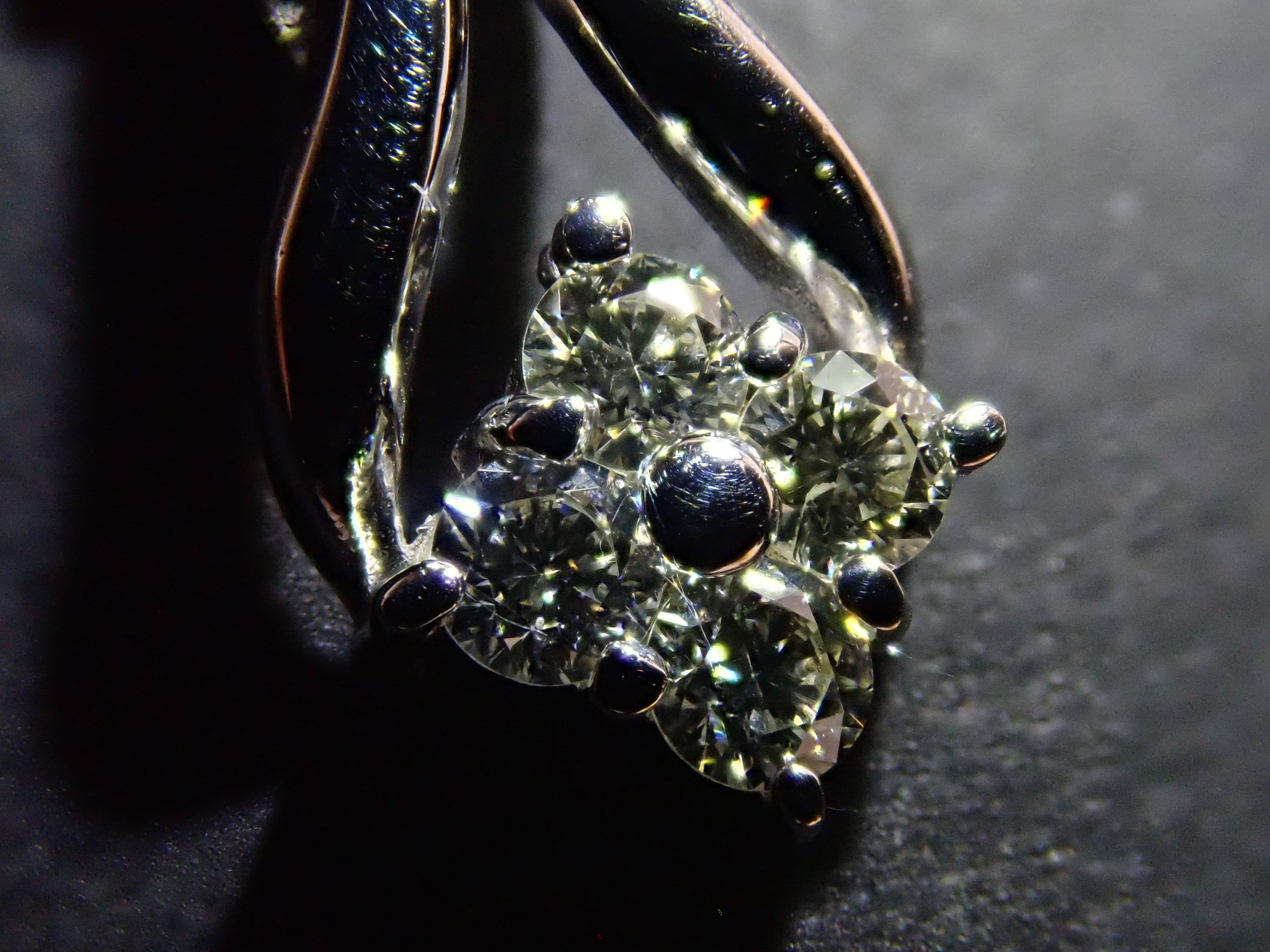 K18 ダイヤモンド 0.15ct ペンダントトップ（ネックレストップ）