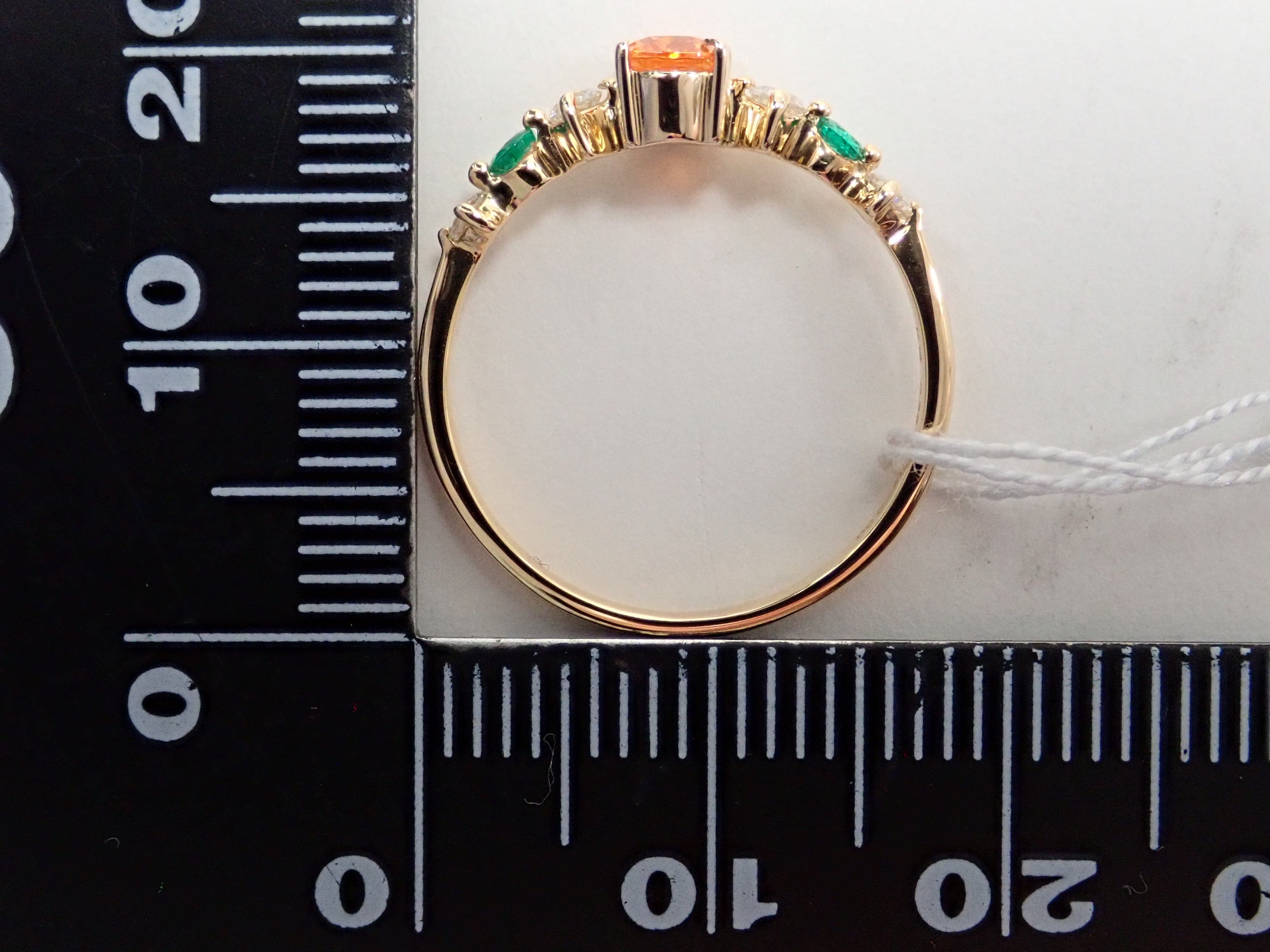 K18YG マンダリンガーネット 0.361ct リング