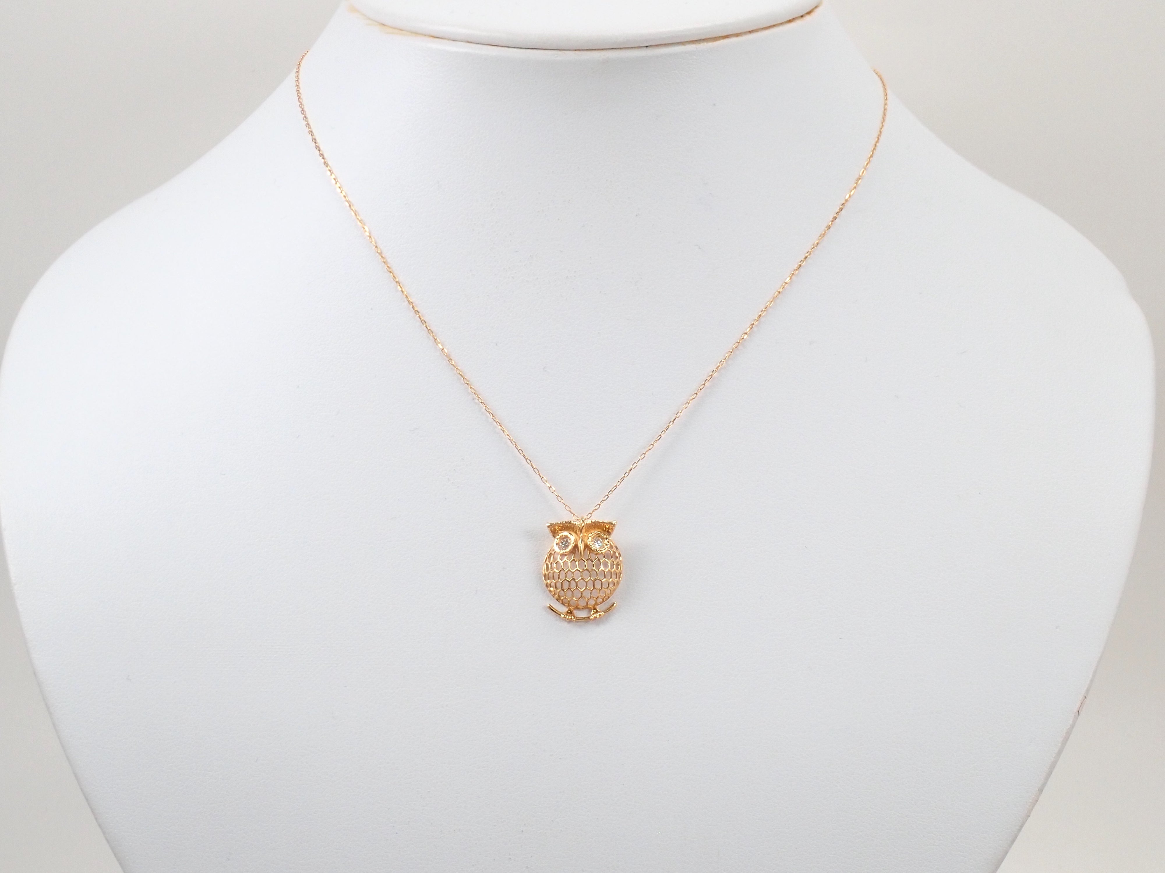 K18 ダイヤモンド 0.07ct ペンダント（ネックレス）