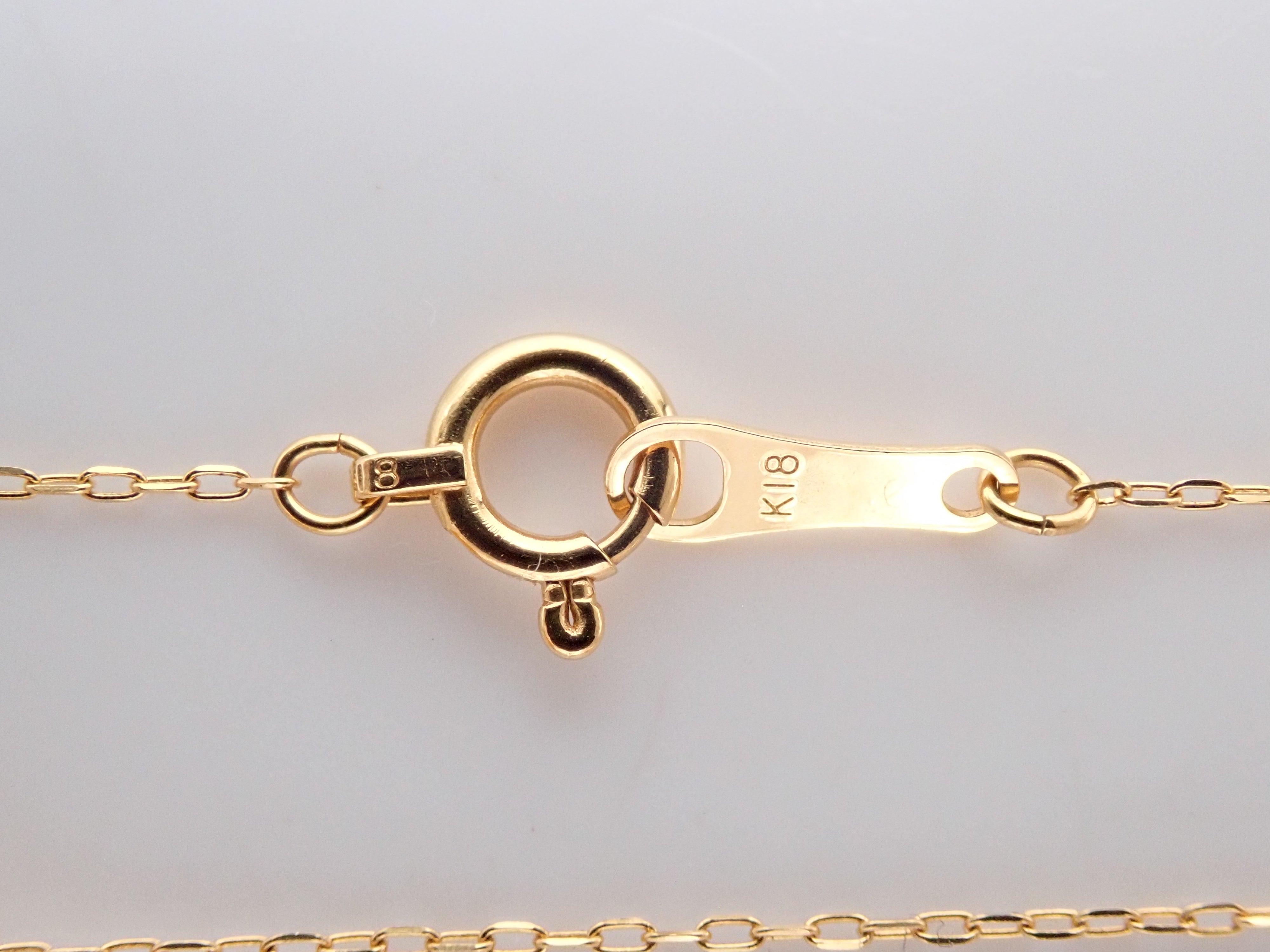【8/1 22時販売】K18 ダイヤモンド 0.07ct フクロウモチーフ ペンダント（ネックレス）