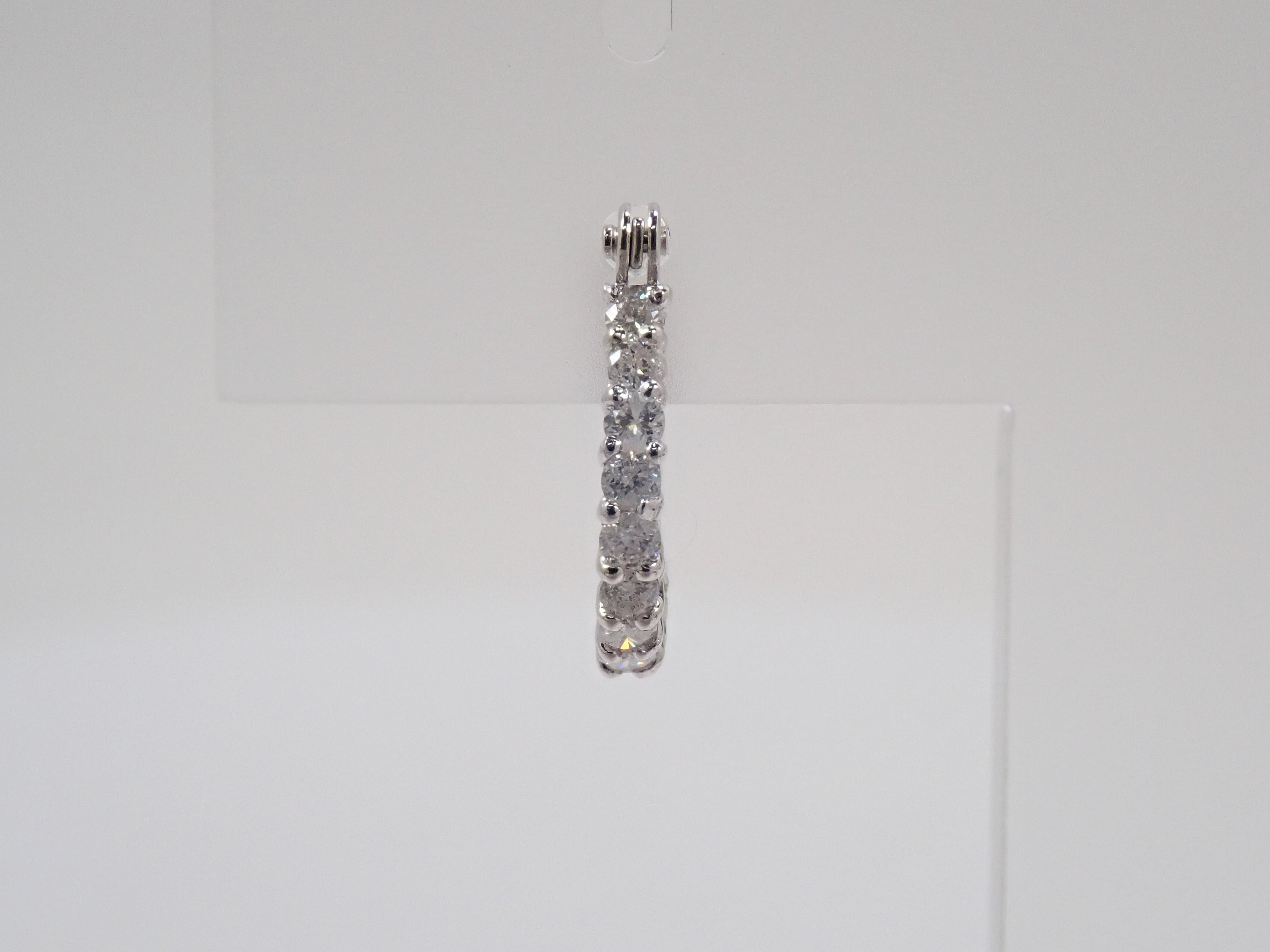 【7/31 22時販売】【カラフリ】K18WG ダイヤモンド 0.30ct ピアス