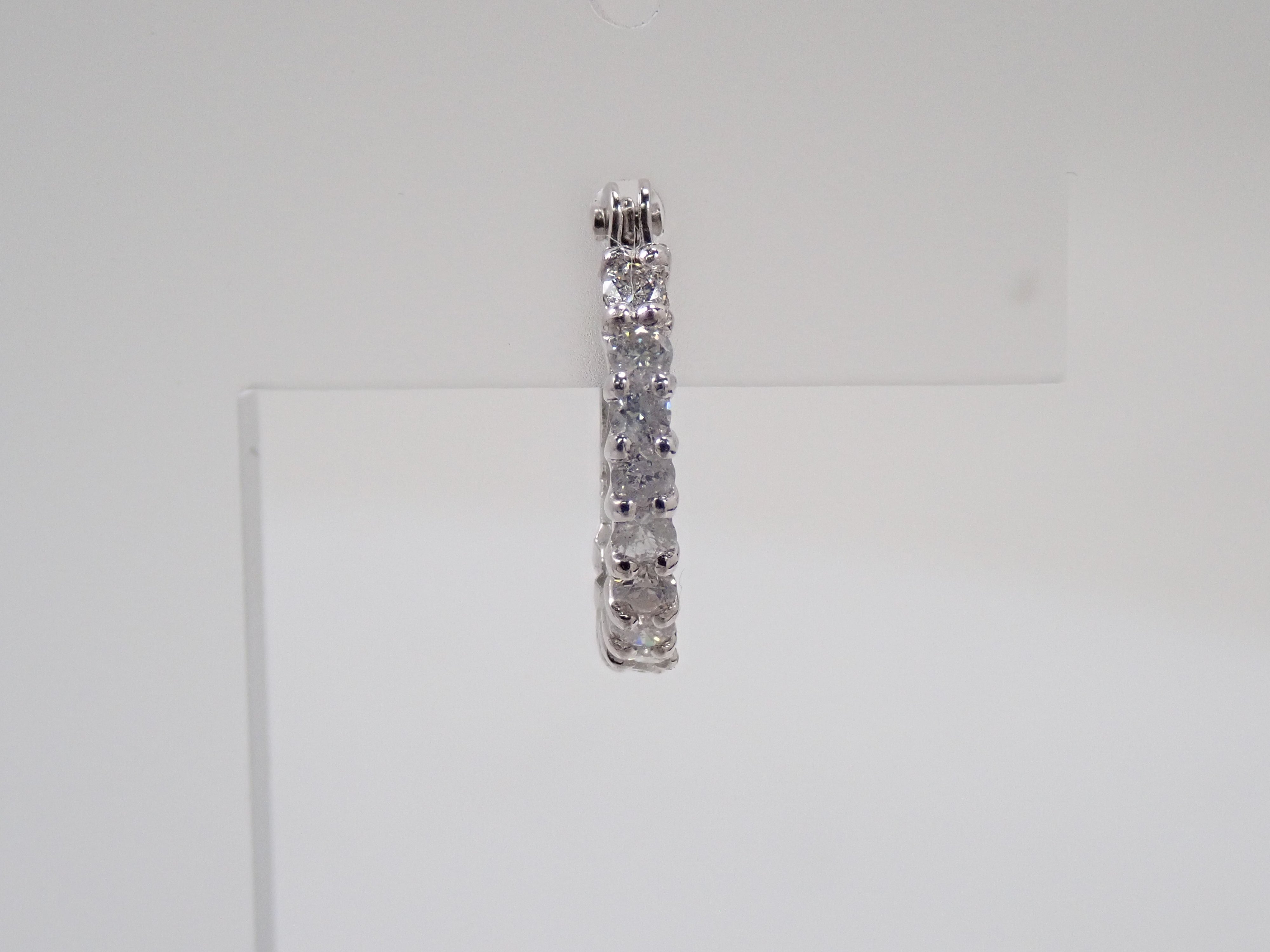 【7/31 22時販売】【カラフリ】K18WG ダイヤモンド 0.30ct ピアス