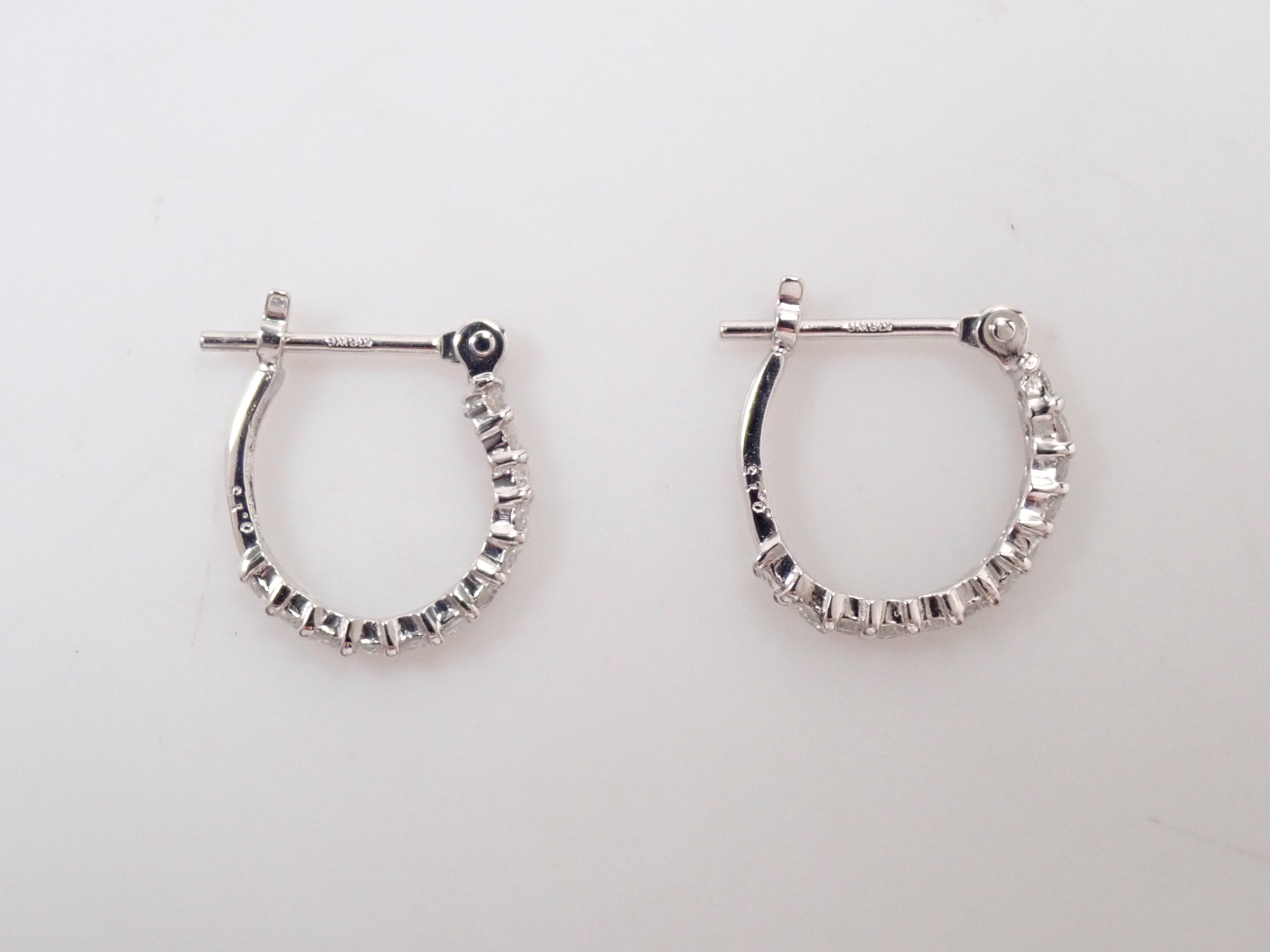 【7/31 22時販売】【カラフリ】K18WG ダイヤモンド 0.30ct ピアス