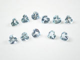 Aquamarine 1 stone loose (heart shape, 6 x 6mm)《Discount available for multiple purchases》