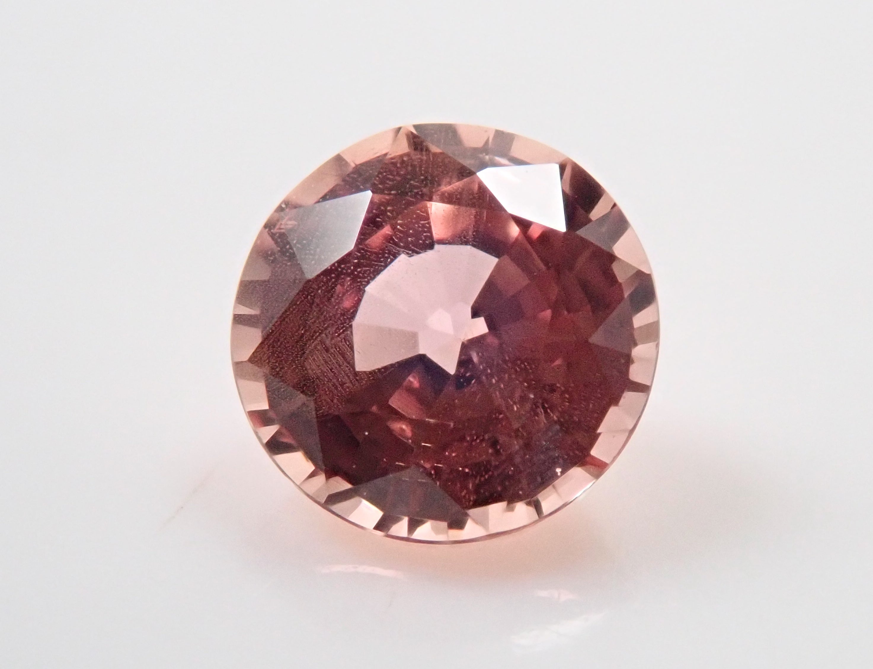 【7/28 22時販売】マダガスカル産パパラチアサファイア 4.0mm/0.305ctルース 中宝鑑