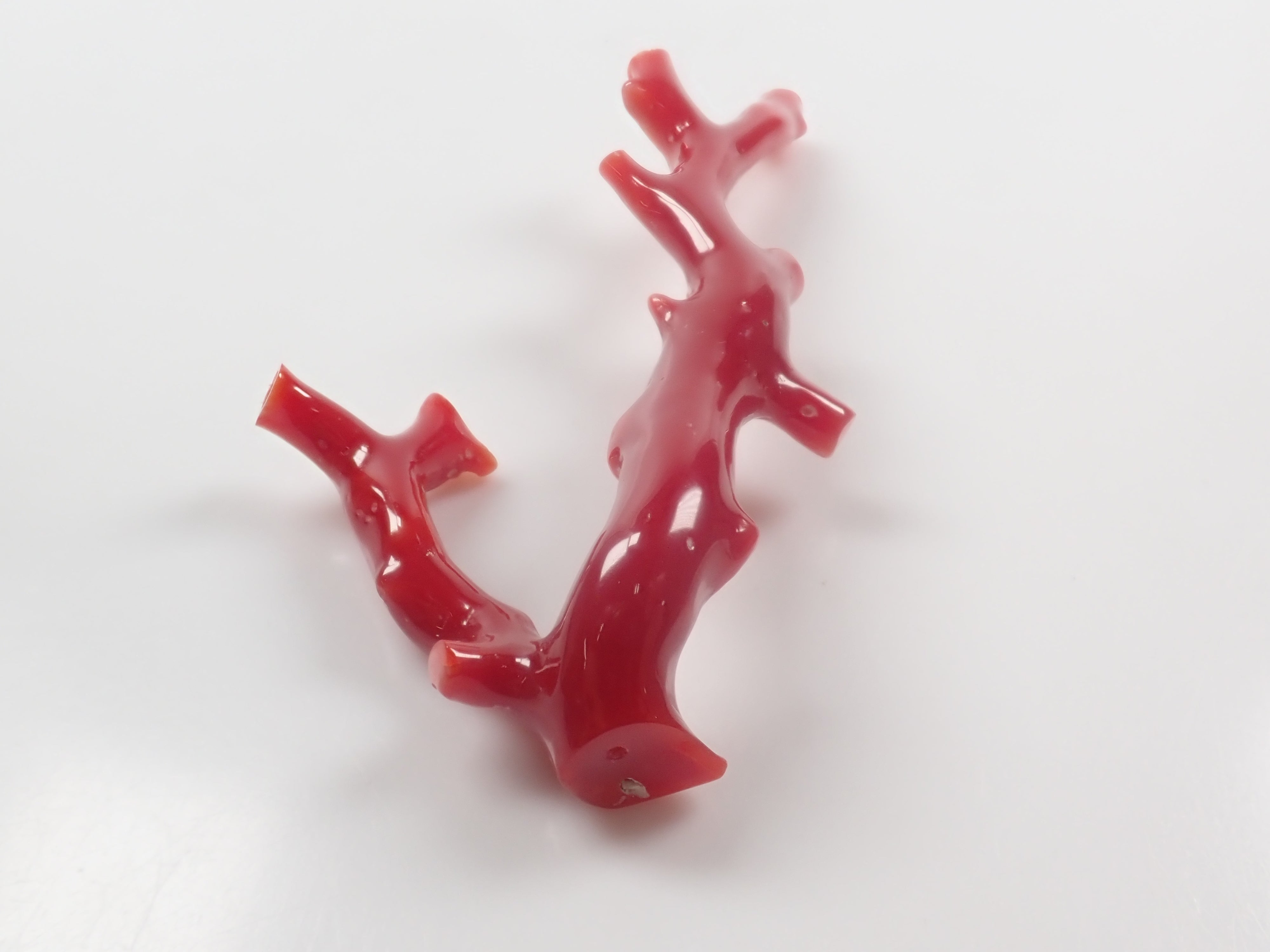 [Published as 12563212] Uncut Kochi Prefecture Blood Coral, 24.829ct
