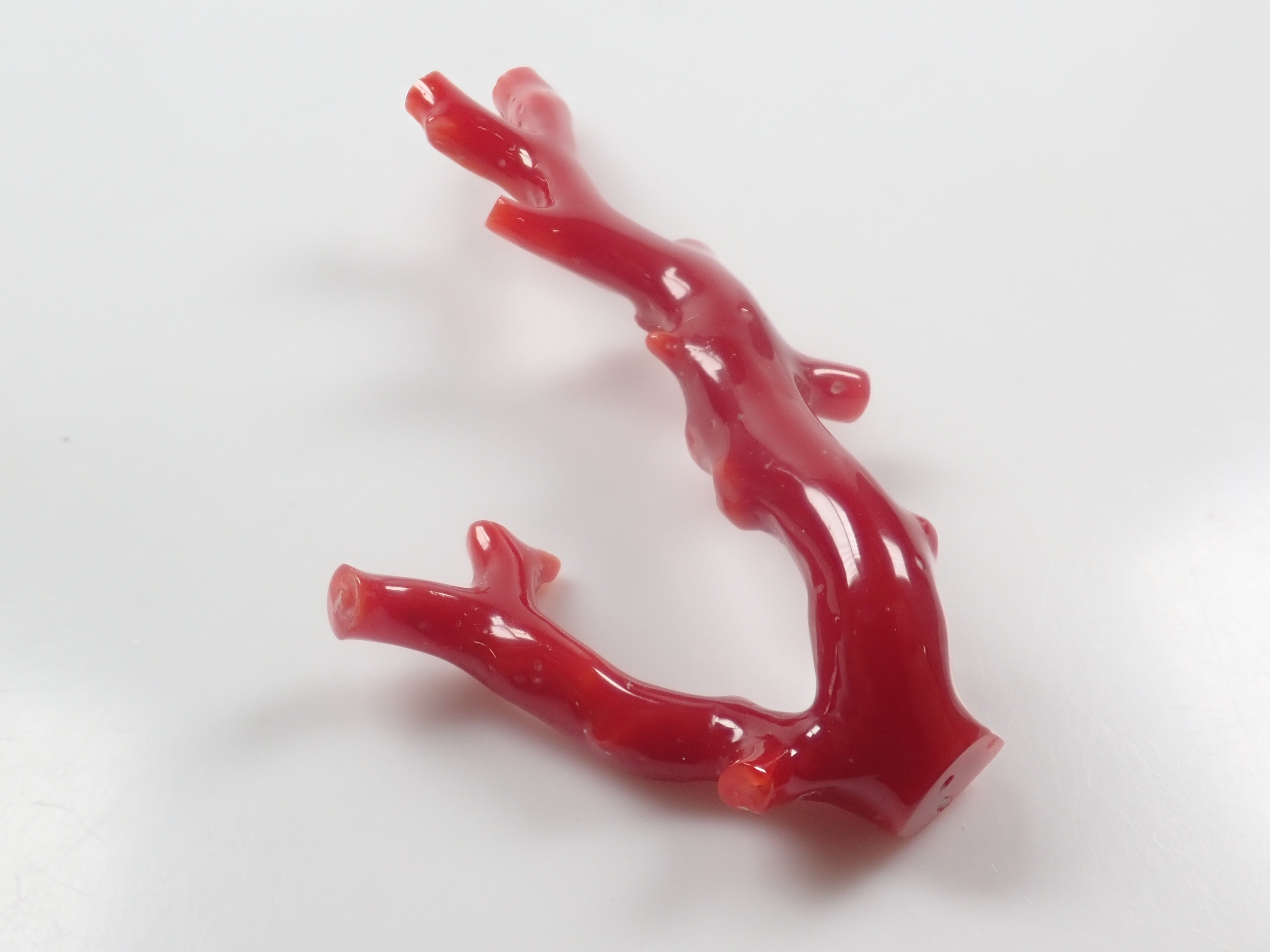 [Published as 12563212] Uncut Kochi Prefecture Blood Coral, 24.829ct