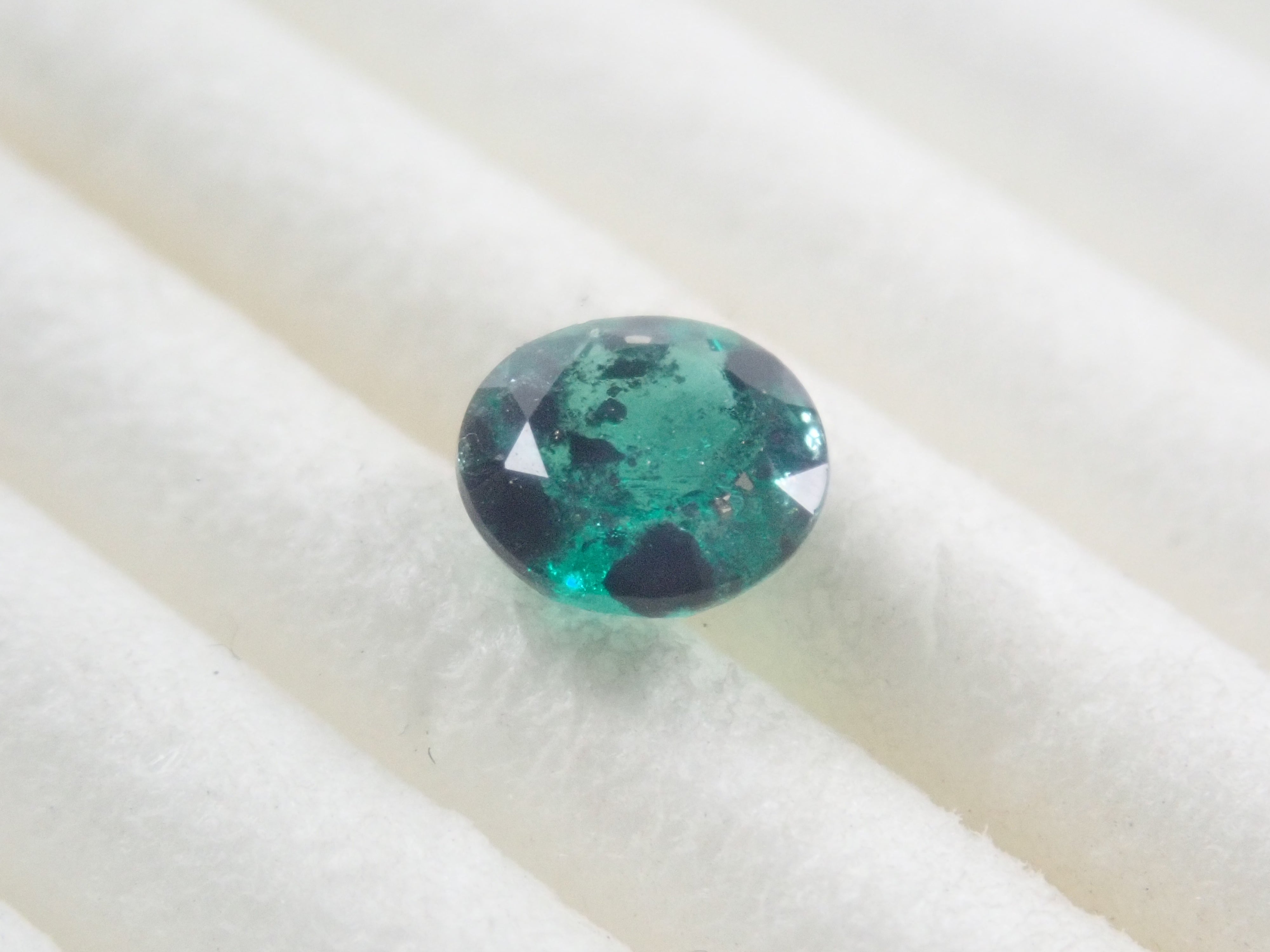 [Item 12563910] Colombian Pyrite and Mica in Emerald, 0.360 ct Loose Stone