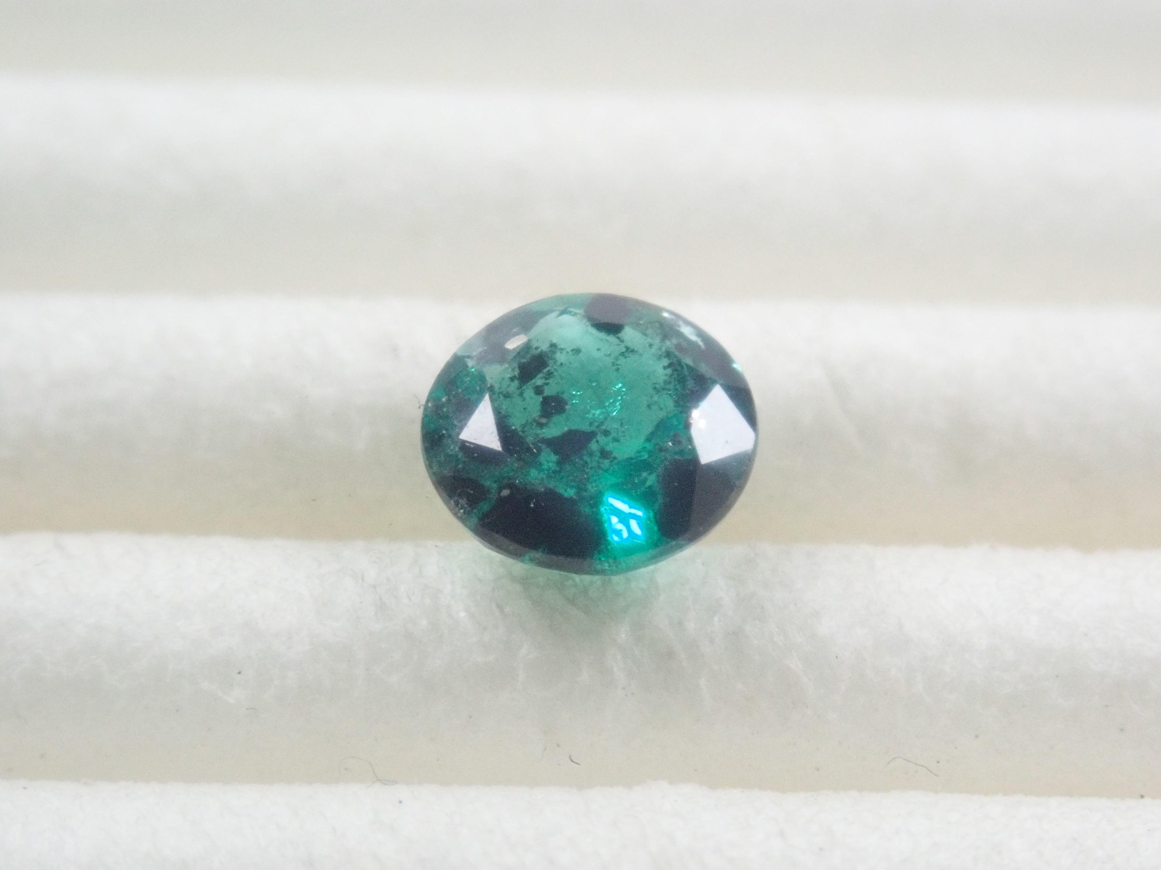 [Item 12563910] Colombian Pyrite and Mica in Emerald, 0.360 ct Loose Stone