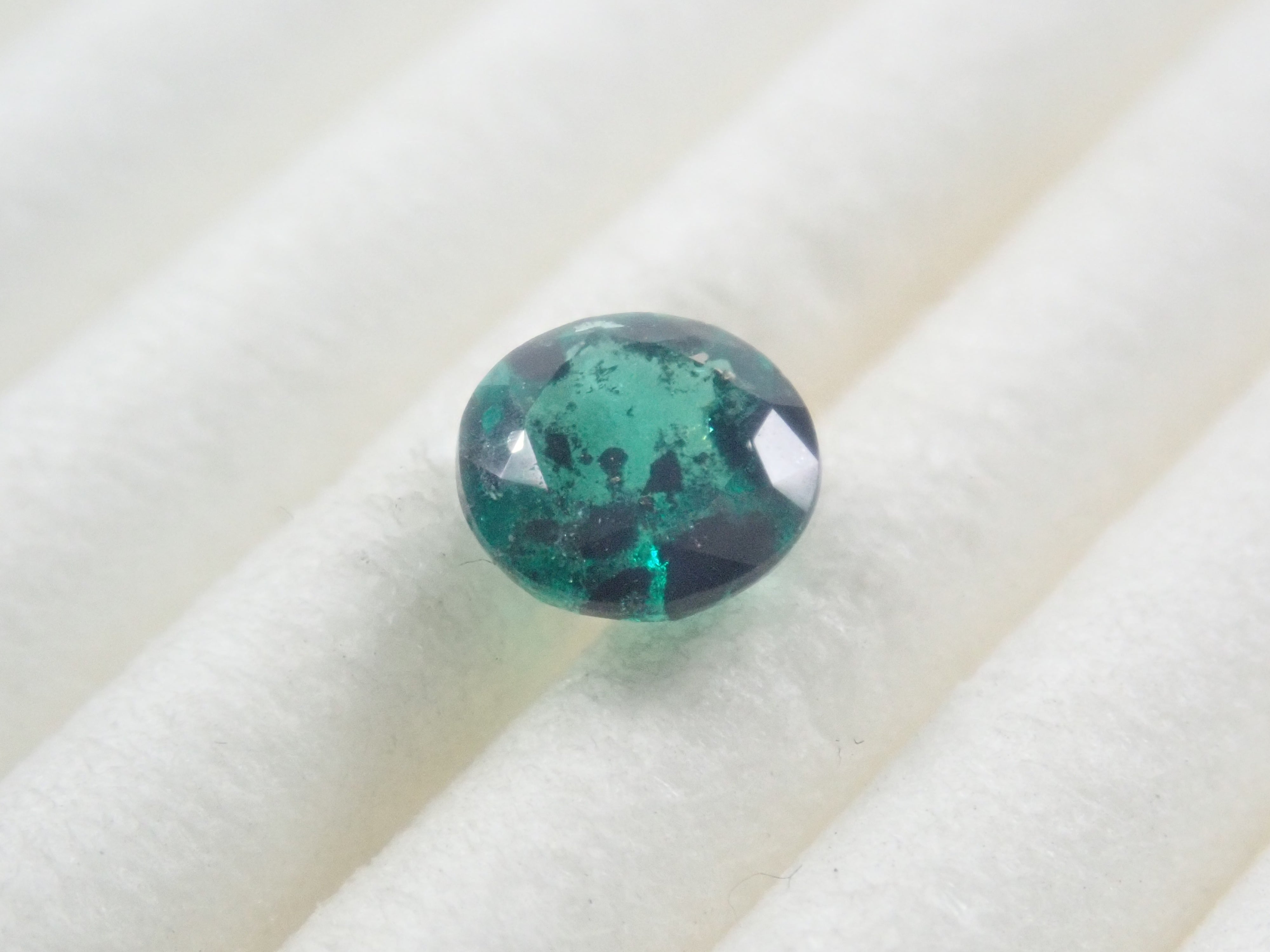 [Item 12563910] Colombian Pyrite and Mica in Emerald, 0.360 ct Loose Stone