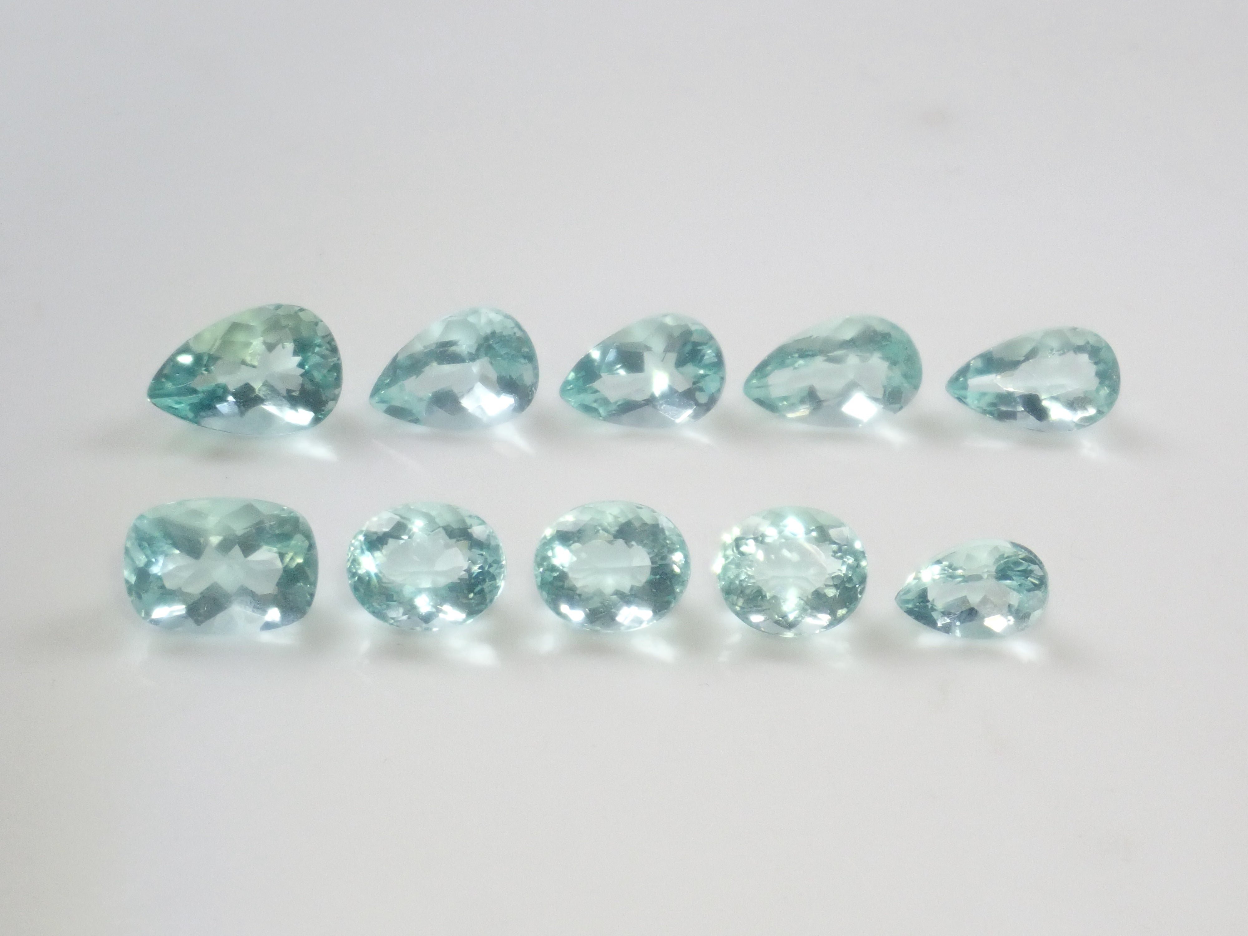 【8/14  22時販売】《限定10石》ジンバブエ産ミントフローライト1石ルース（平均2.2ct）  《複数購入割引有》