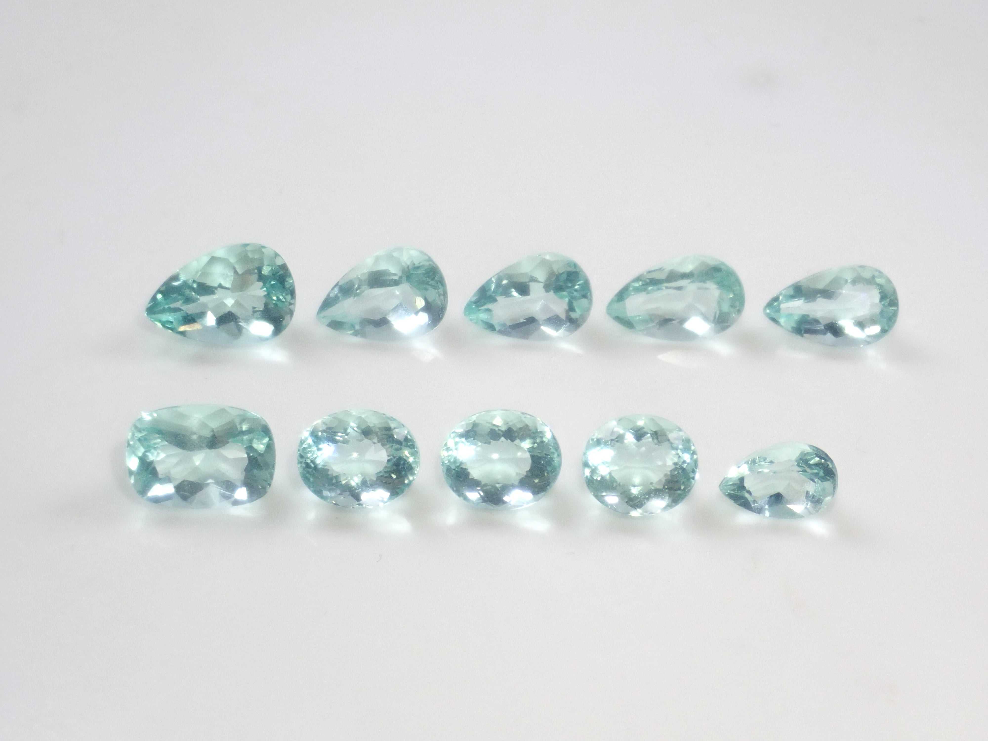 【8/14  22時販売】《限定10石》ジンバブエ産ミントフローライト1石ルース（平均2.2ct）  《複数購入割引有》