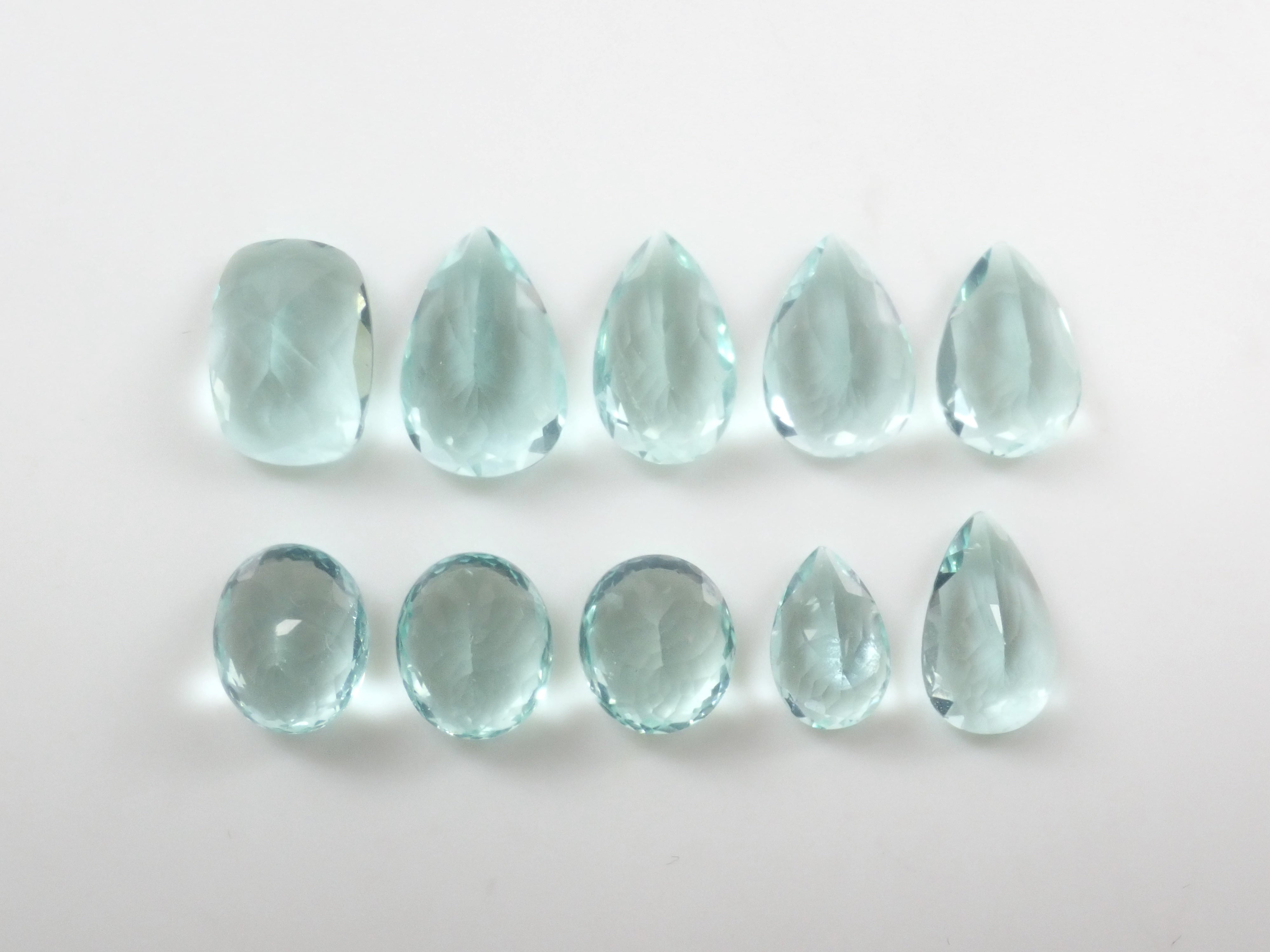 【8/14  22時販売】《限定10石》ジンバブエ産ミントフローライト1石ルース（平均2.2ct）  《複数購入割引有》