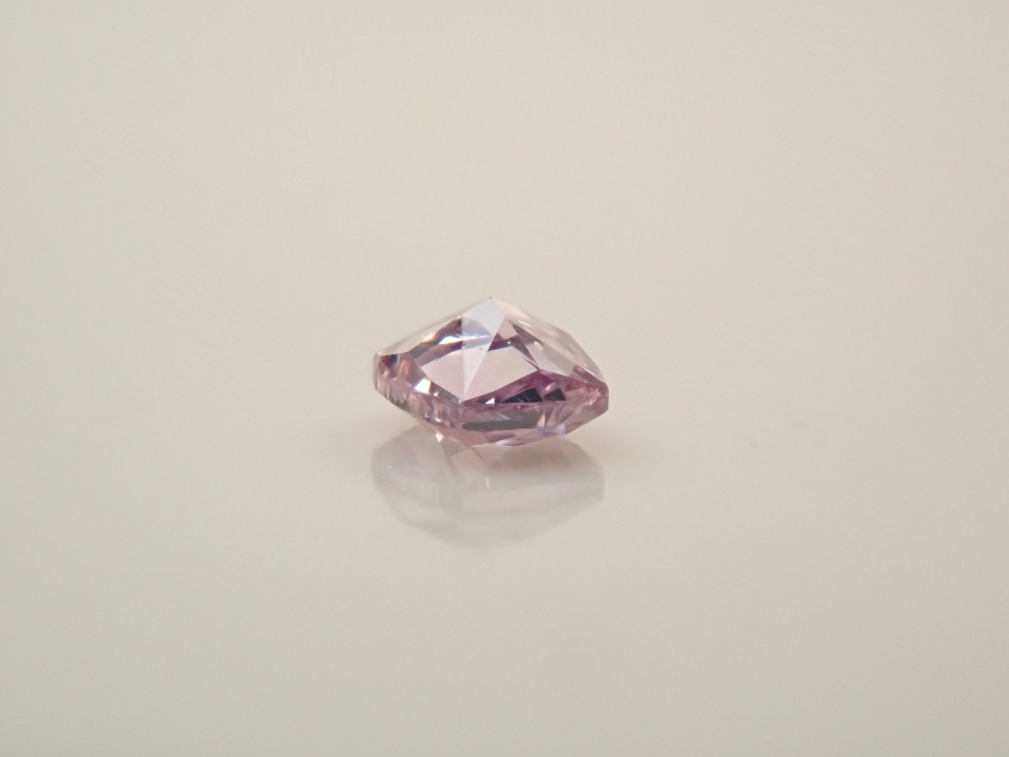ピンクダイヤモンド 0.049ctルース(FANCY INTENSE PURPLE PINK, VS2)
