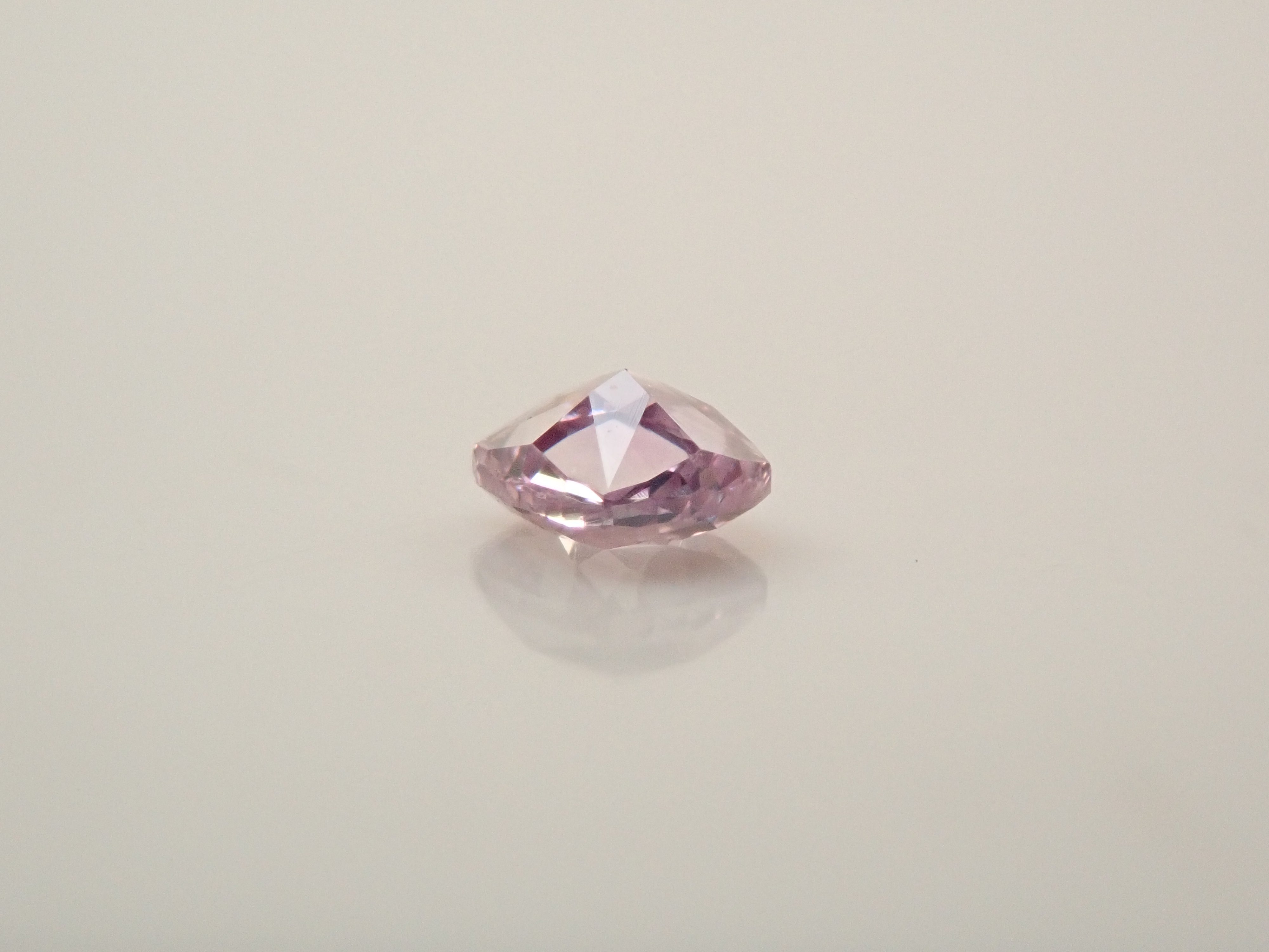 ピンクダイヤモンド 0.049ctルース(FANCY INTENSE PURPLE PINK, VS2)