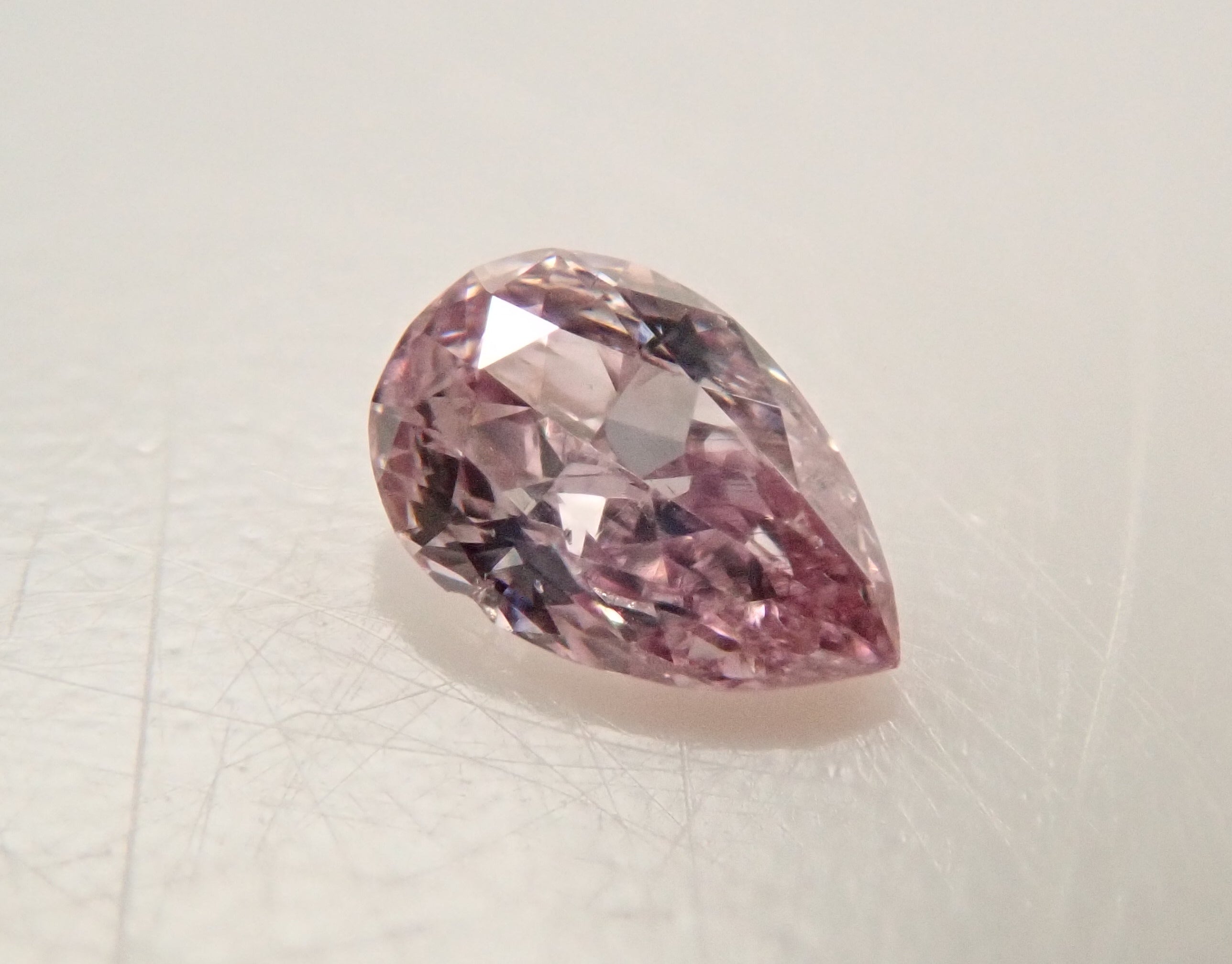ピンクダイヤモンド 0.030ctルース(FANCY  LIGHT PURPLE PINK, SI1)