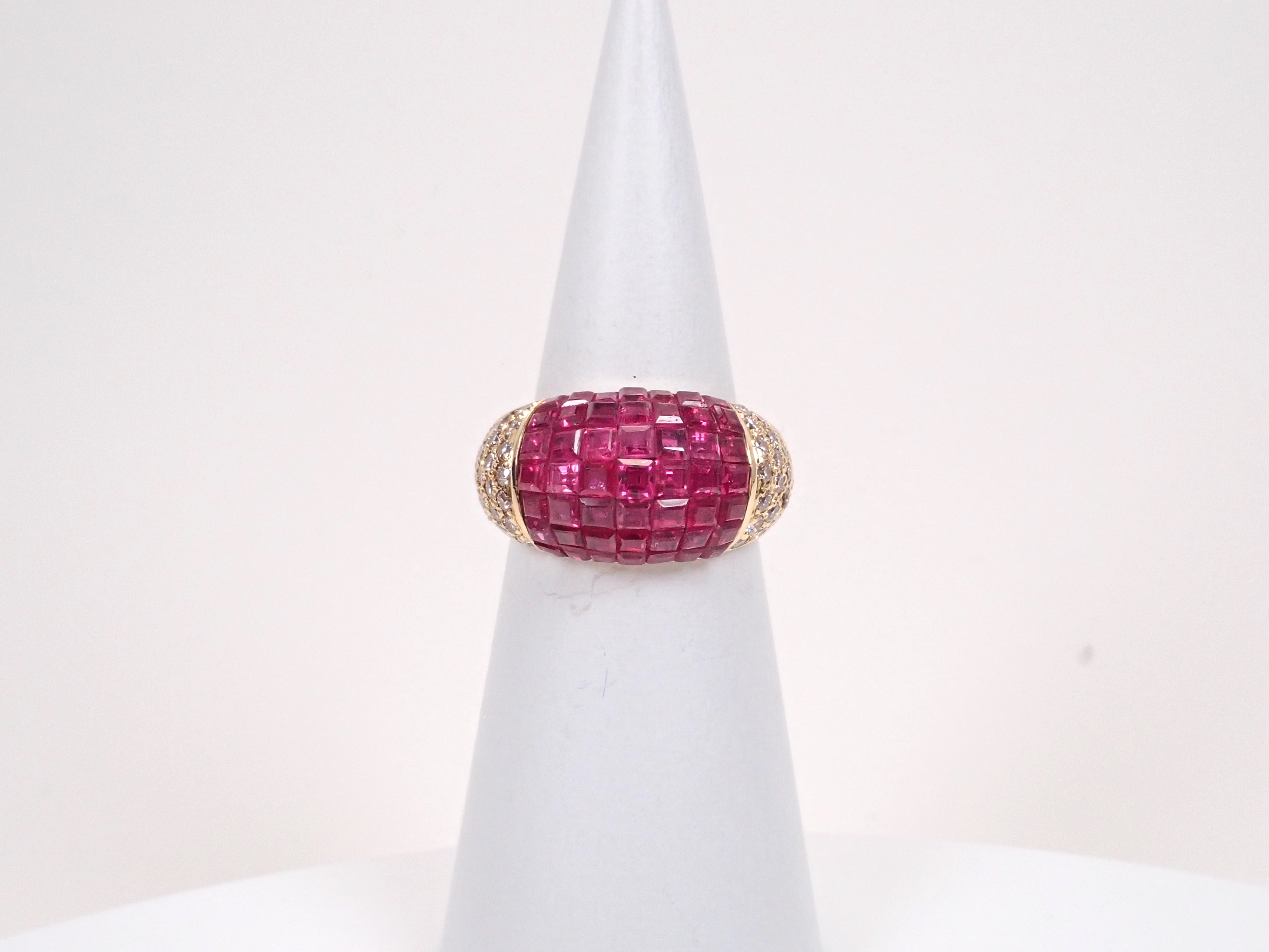 【22602698刊載】【多彩】K18 紅寶石 6.74ct 鑽石 0.91ct 附鑑定證