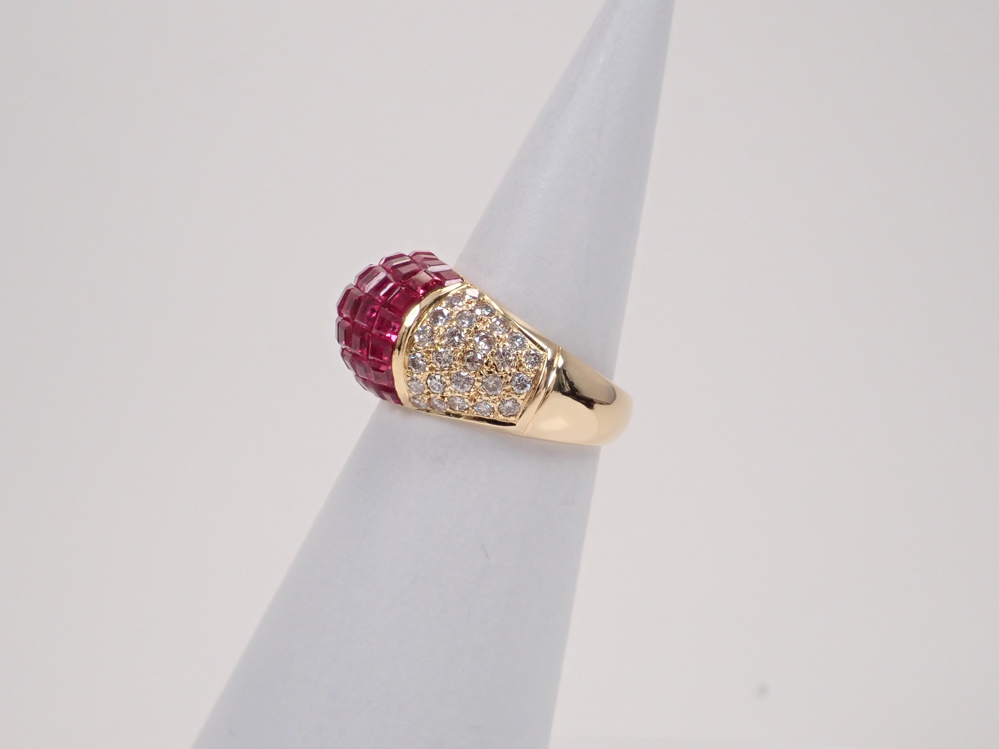 【22602698刊載】【多彩】K18 紅寶石 6.74ct 鑽石 0.91ct 附鑑定證