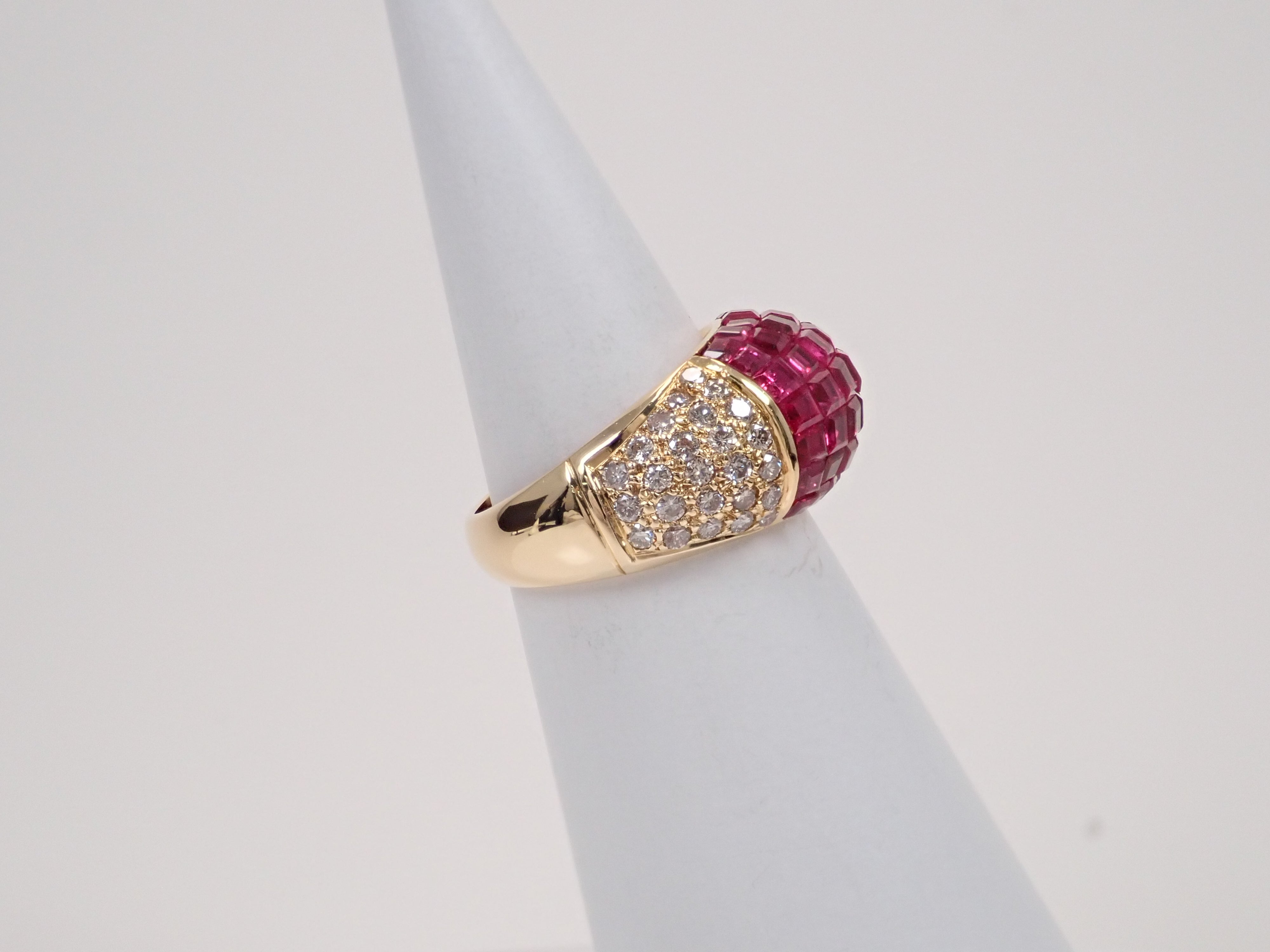 【22602698刊載】【多彩】K18 紅寶石 6.74ct 鑽石 0.91ct 附鑑定證
