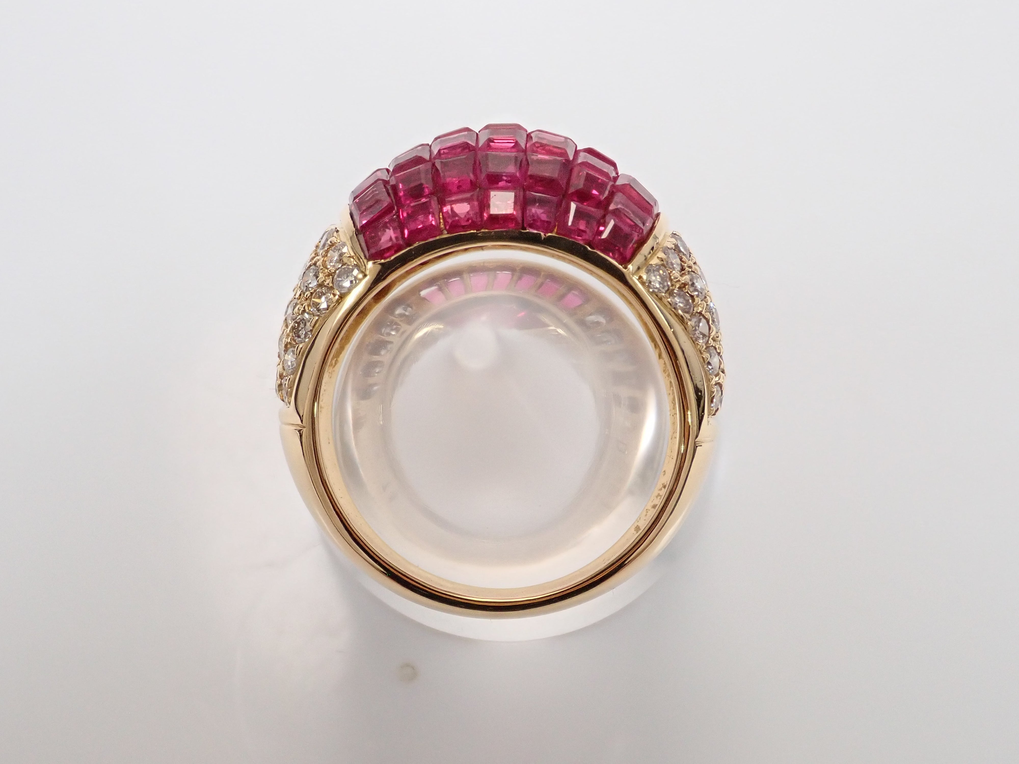 【22602698刊載】【多彩】K18 紅寶石 6.74ct 鑽石 0.91ct 附鑑定證