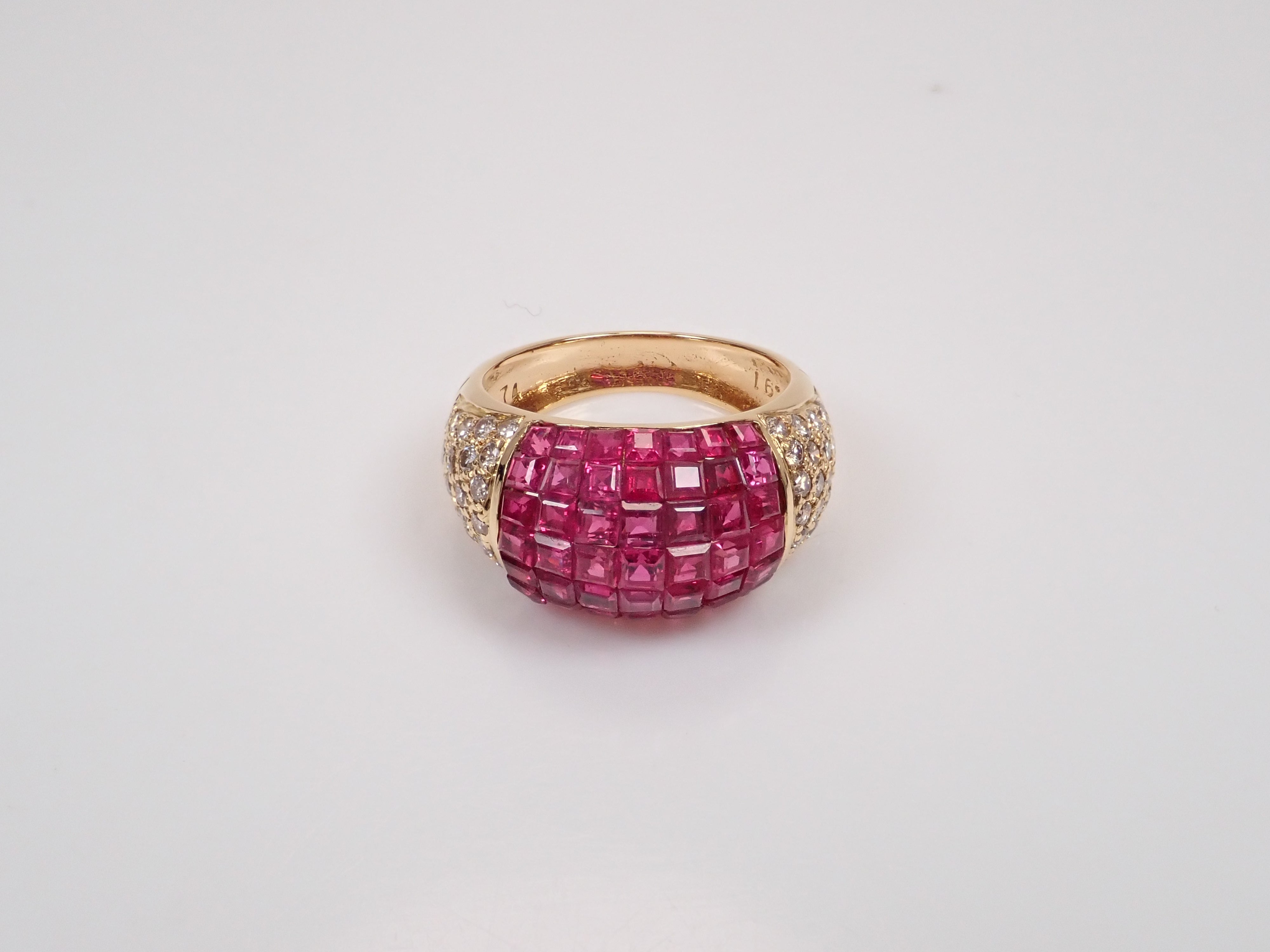 【22602698刊載】【多彩】K18 紅寶石 6.74ct 鑽石 0.91ct 附鑑定證