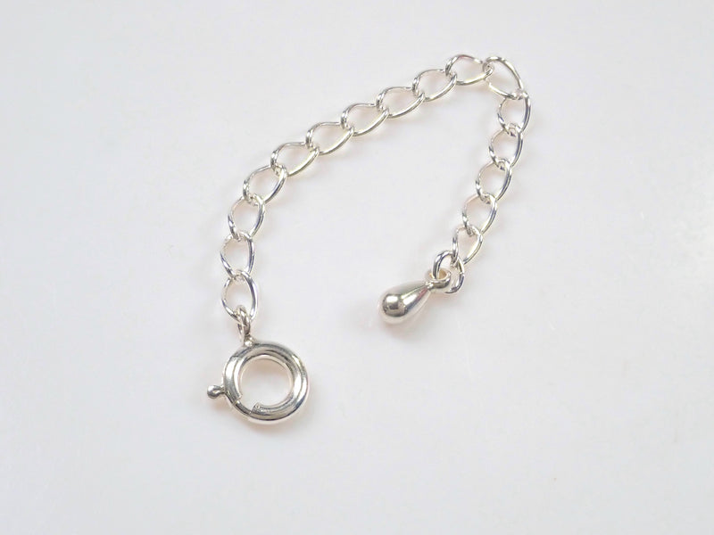 925 Silver Necklace Adjuster Parts 5cm Necklace Extension Chain