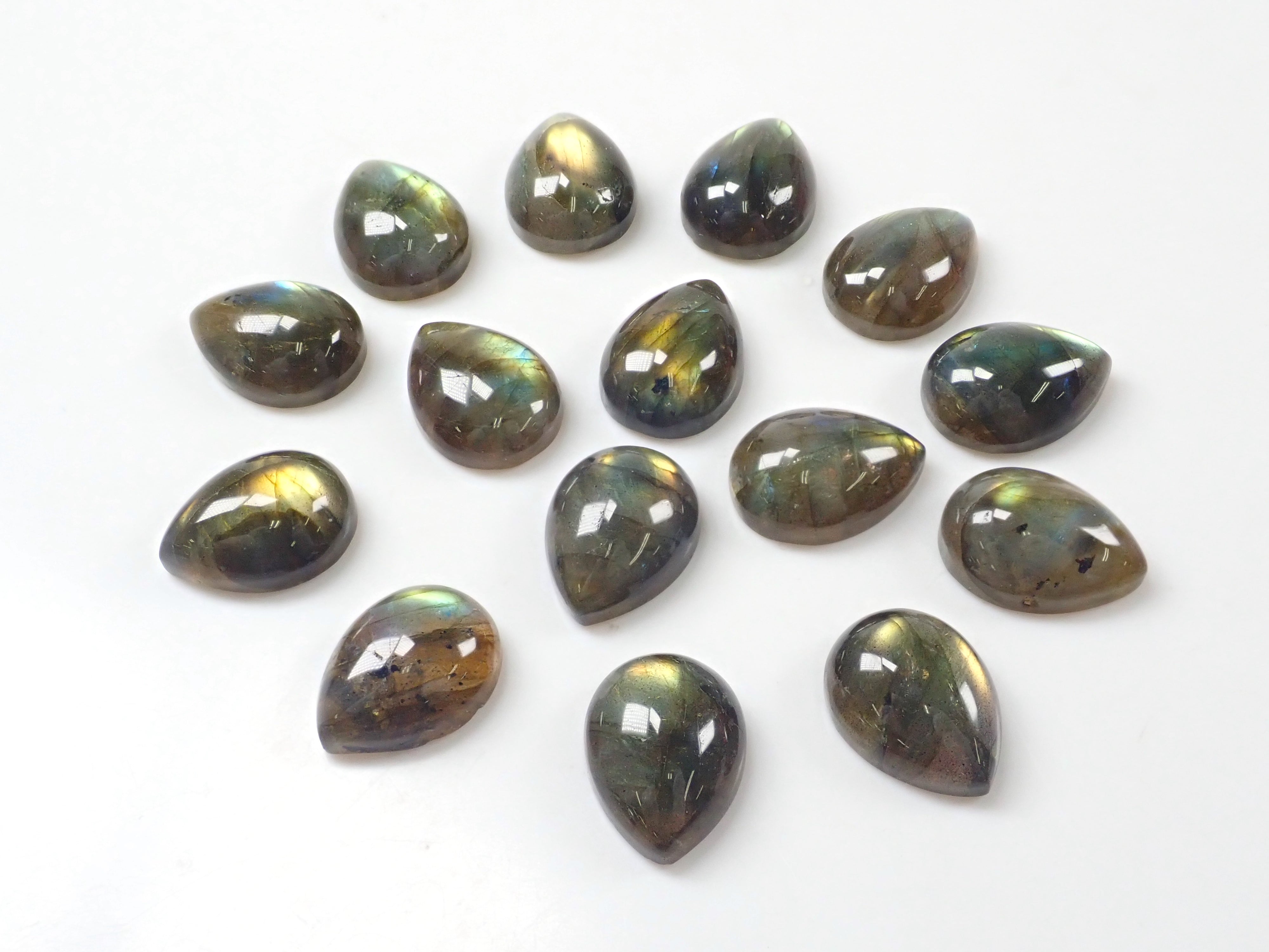 ラブラドライト1石ルース（12×16mm）《複数購入割引有》