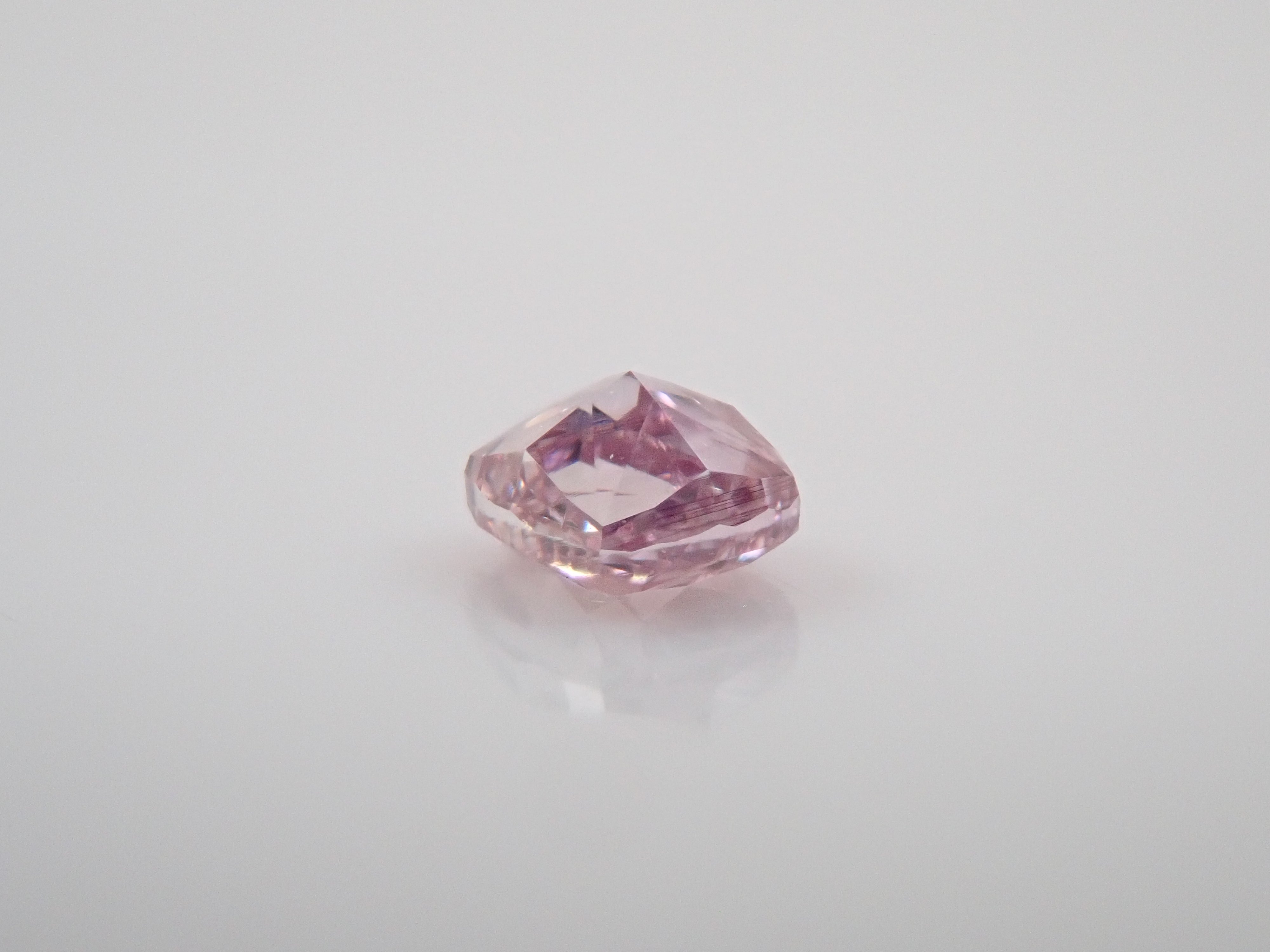 【32501975掲載】ピンクダイヤモンド 0.055ctルース(FANCY INTENSE PURPLISH PINK, SI2)
