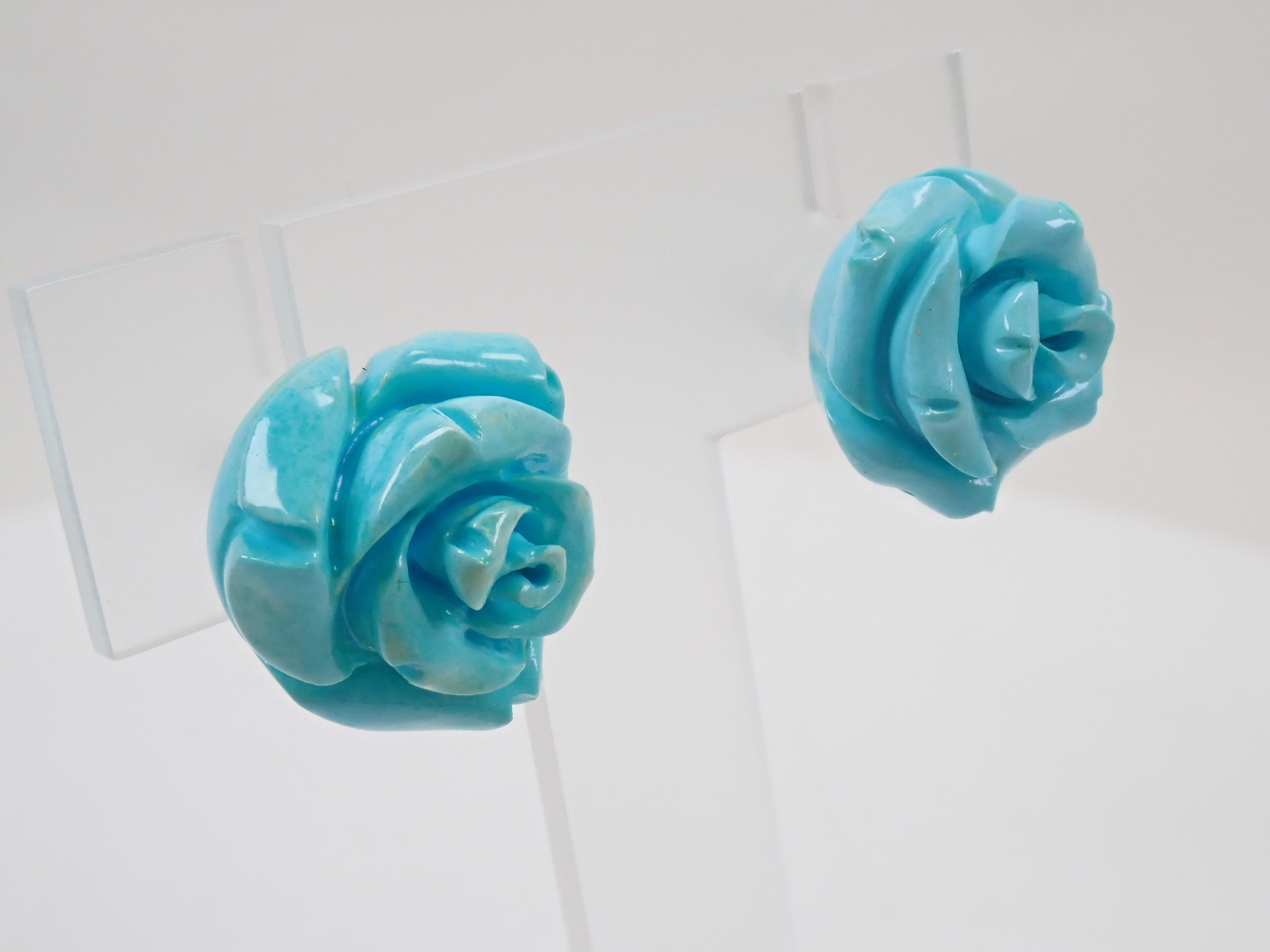 [Featured in 22602706] [Calafuri] K18WG Turquoise Earrings
