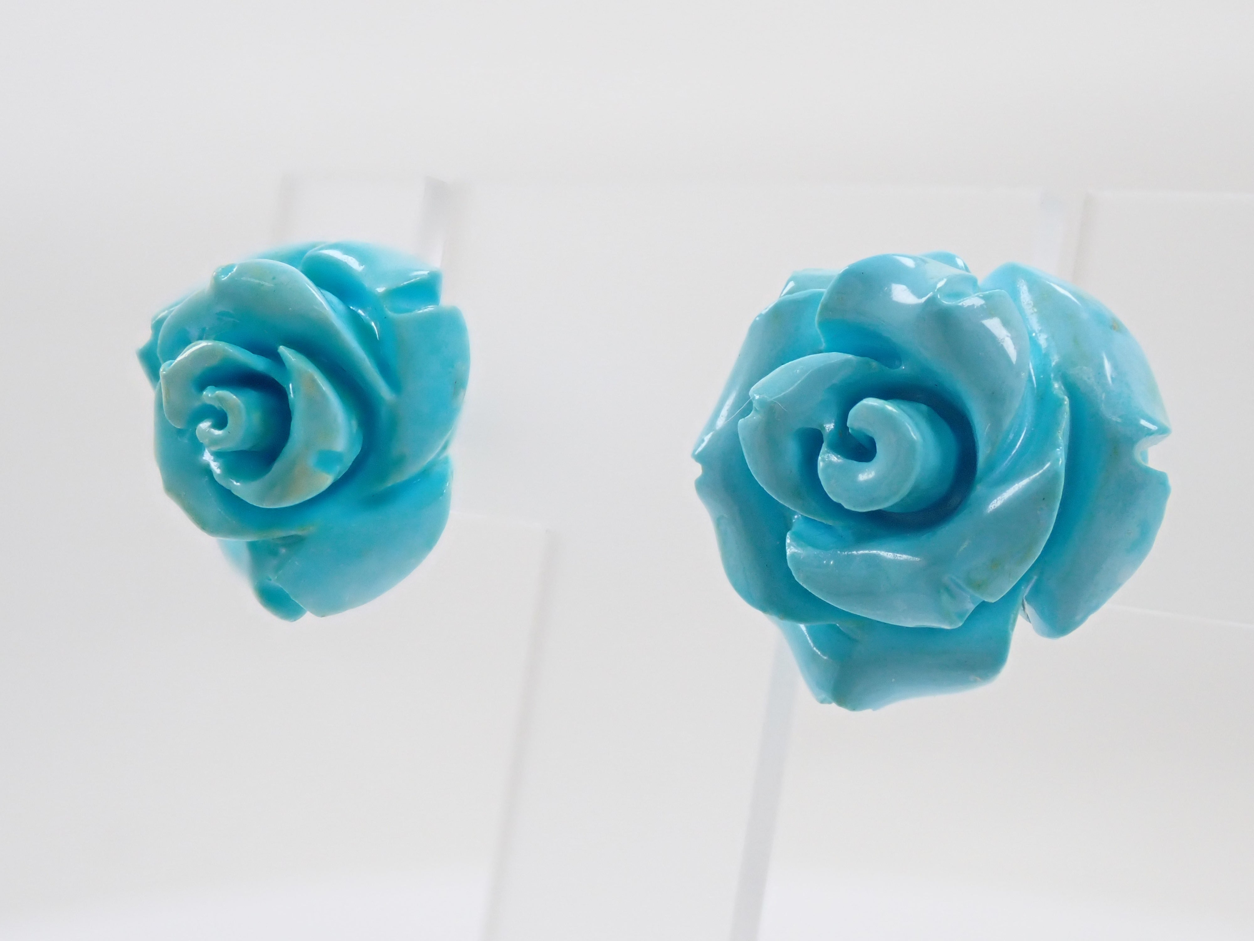 [Featured in 22602706] [Calafuri] K18WG Turquoise Earrings