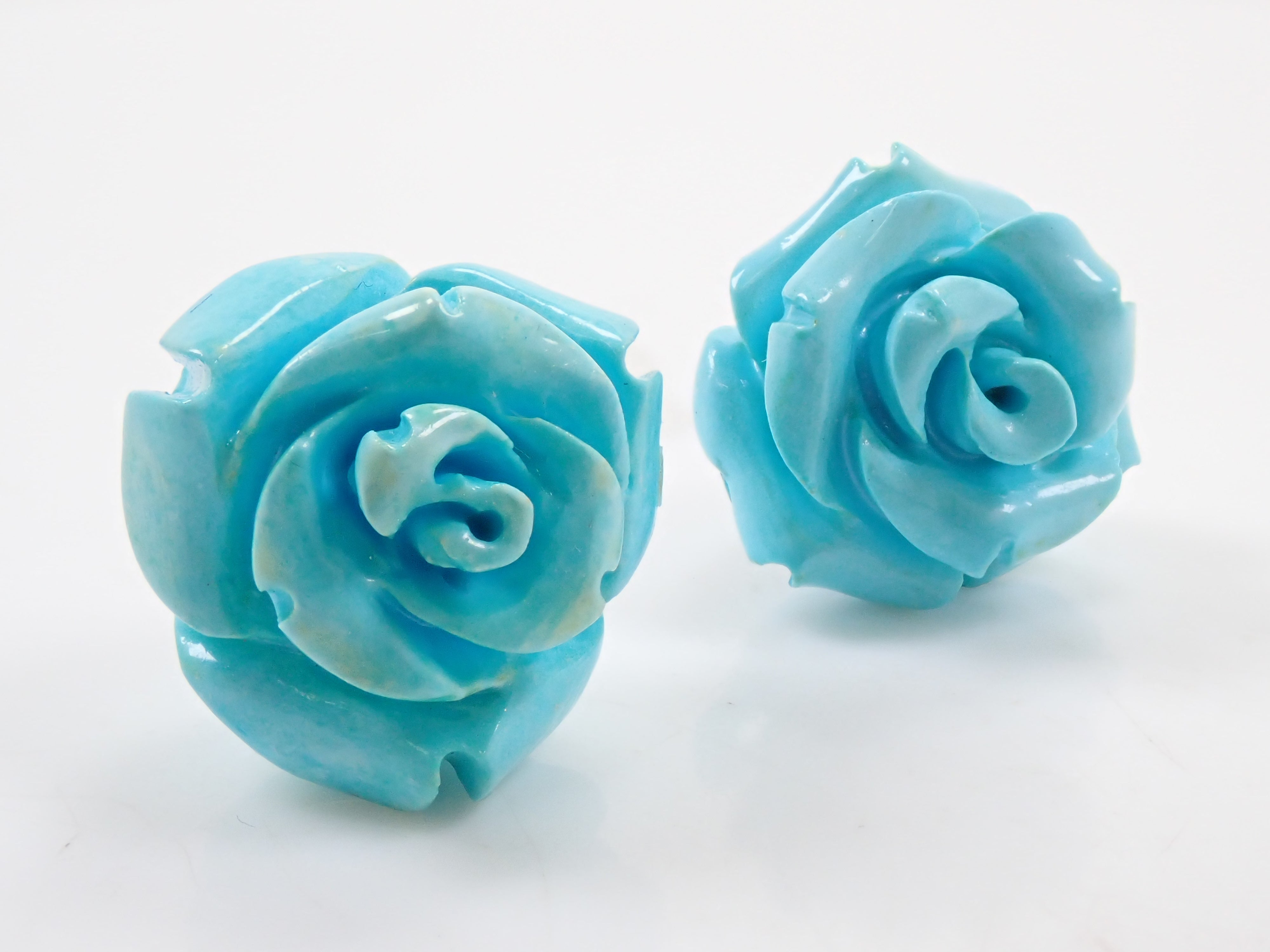 [Featured in 22602706] [Calafuri] K18WG Turquoise Earrings