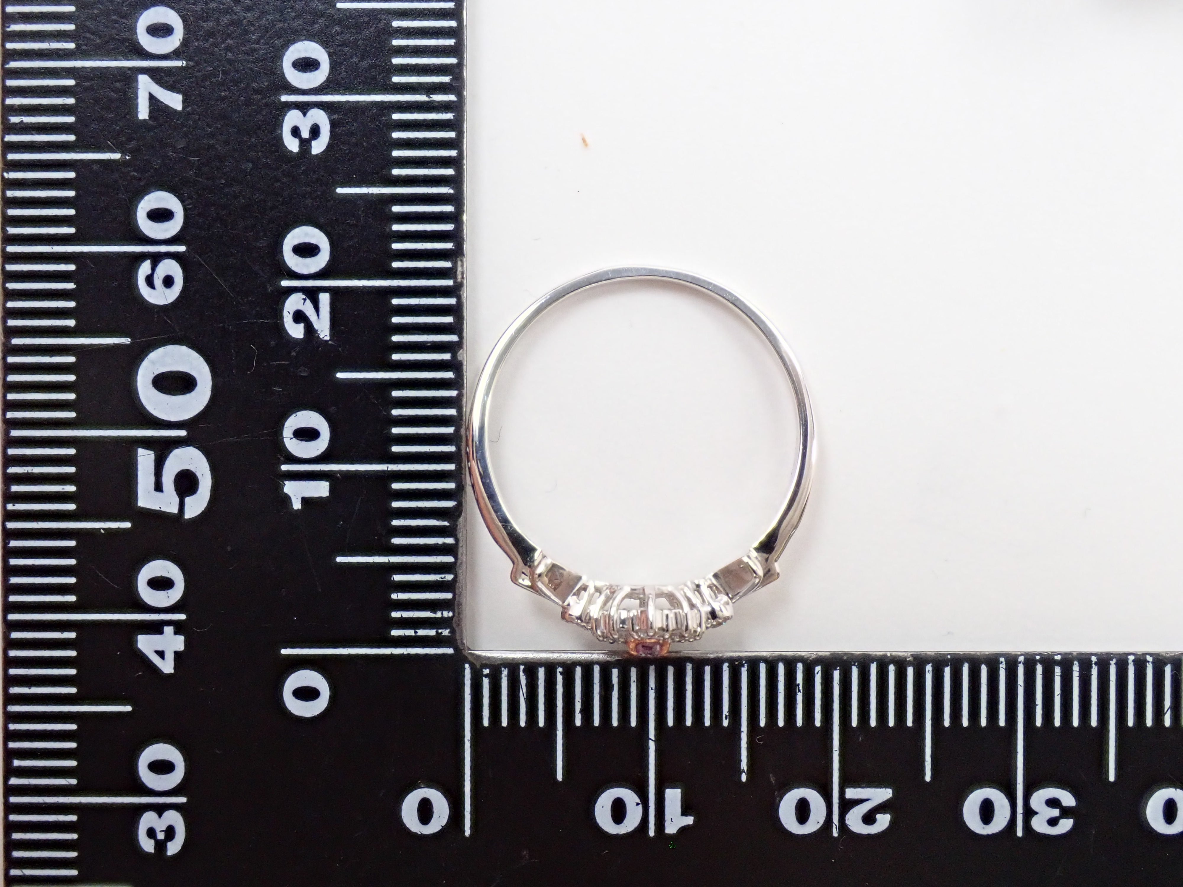 【抽選販売0812_09】Pt950 ピンクダイヤモンド 0.058ct（FANCY INTENSE PURPLE PINK）・ダイヤモンド0.11ctリング 中宝ソーティング